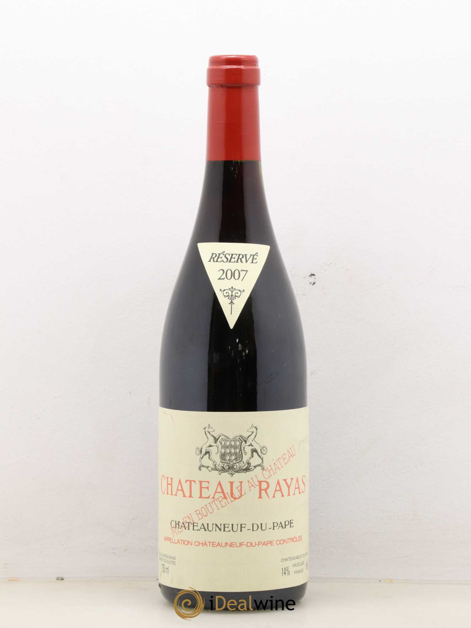 Châteauneuf-du-Pape Château Rayas Emmanuel Reynaud 2007 - Lot de 1 bouteille - 0
