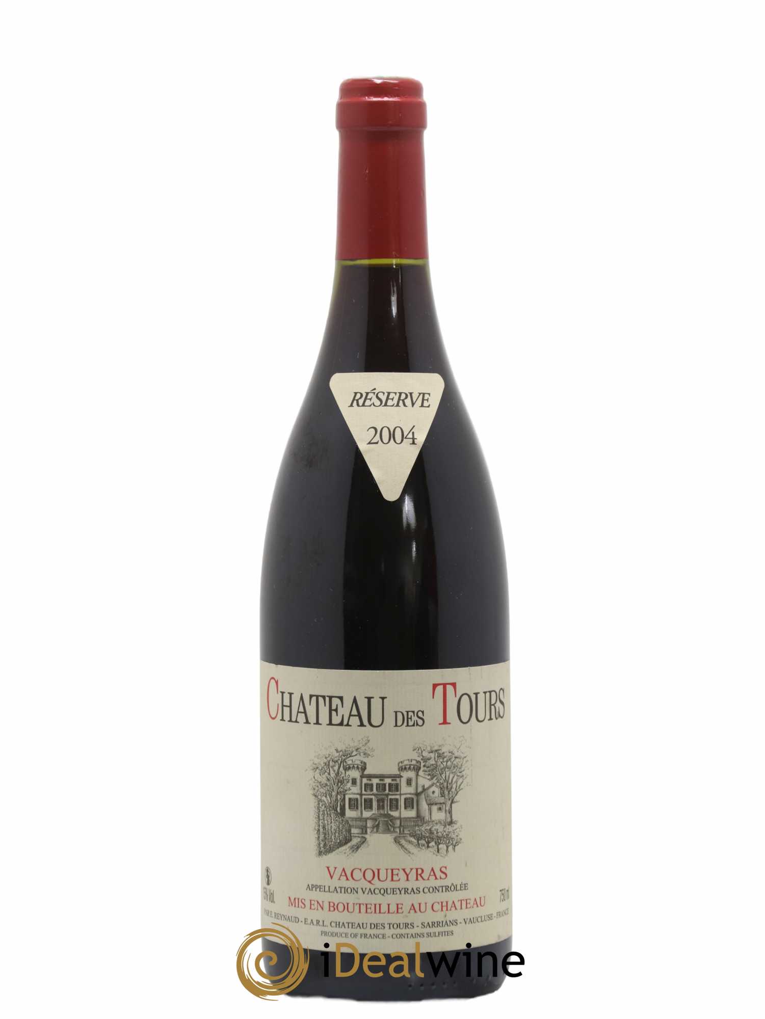 Vacqueyras Château des Tours Emmanuel Reynaud 2004 - Lot de 1 bouteille - 0