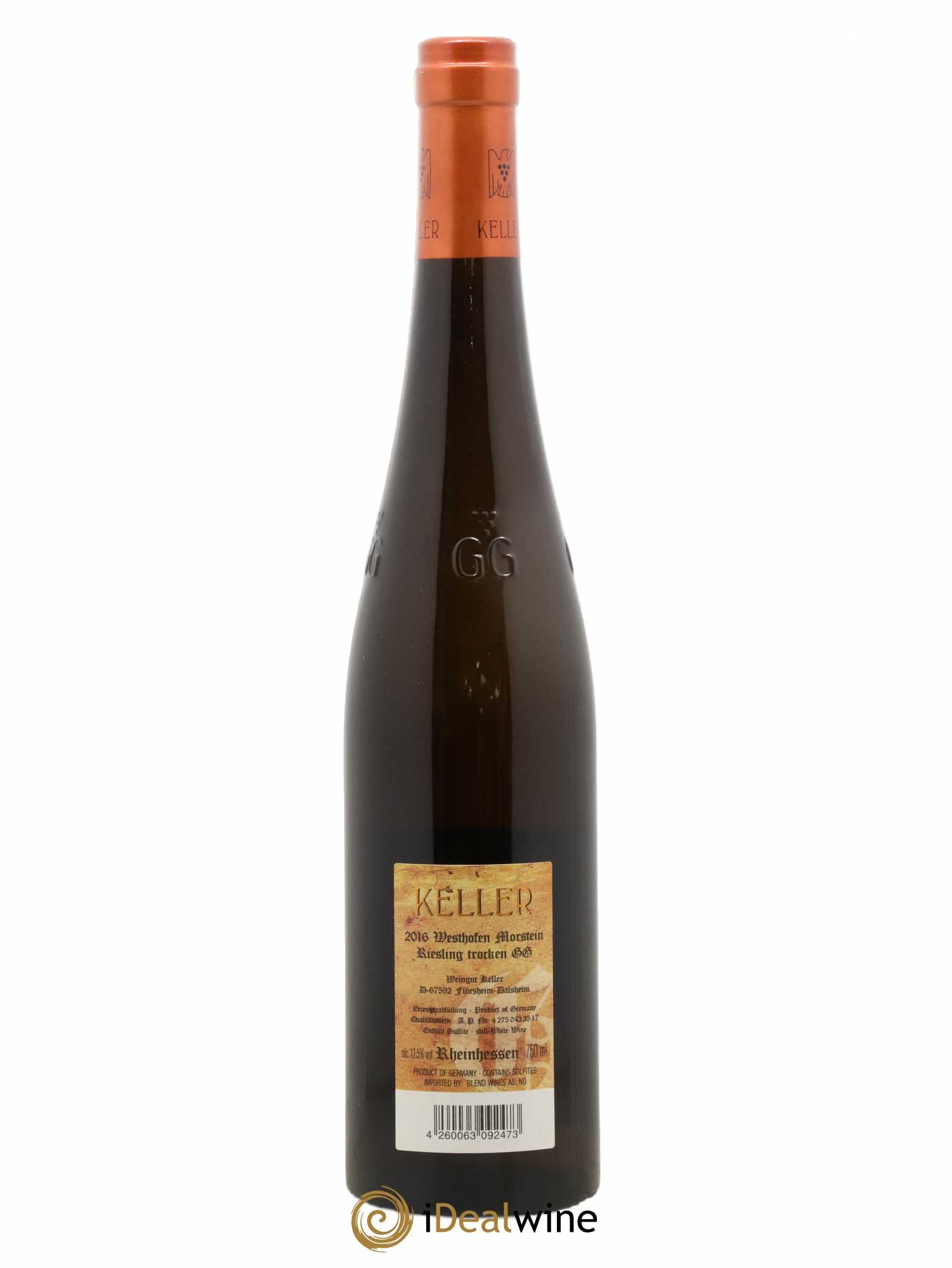 Allemagne Rheinhessen Westhofen Morstein Riesling Trocken GG Keller 2016 - Posten von 1 Flasche - 1