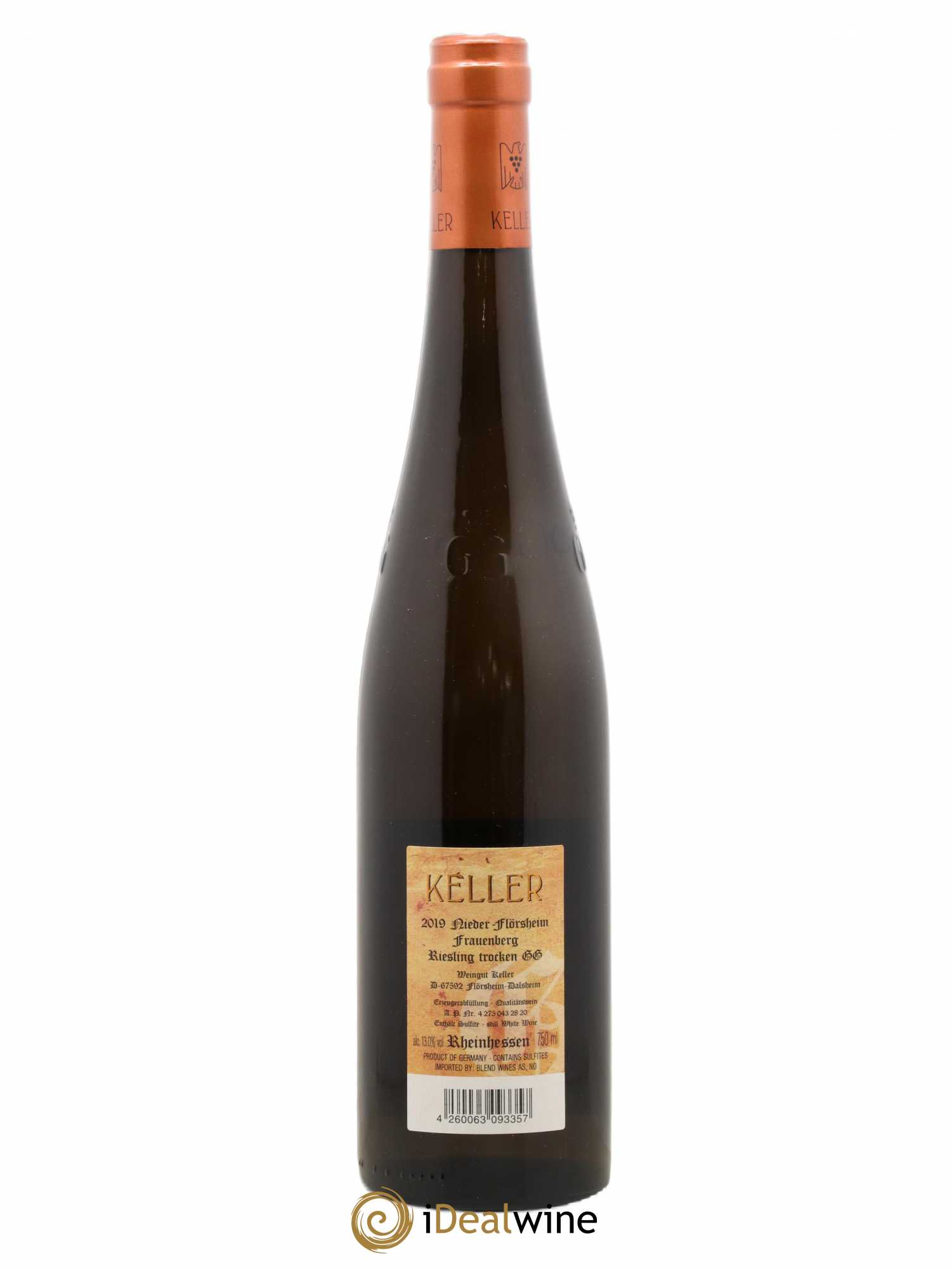 Allemagne Rheinhessen Trocken Frauenberg GG Keller 2019 - Posten von 1 Flasche - 1