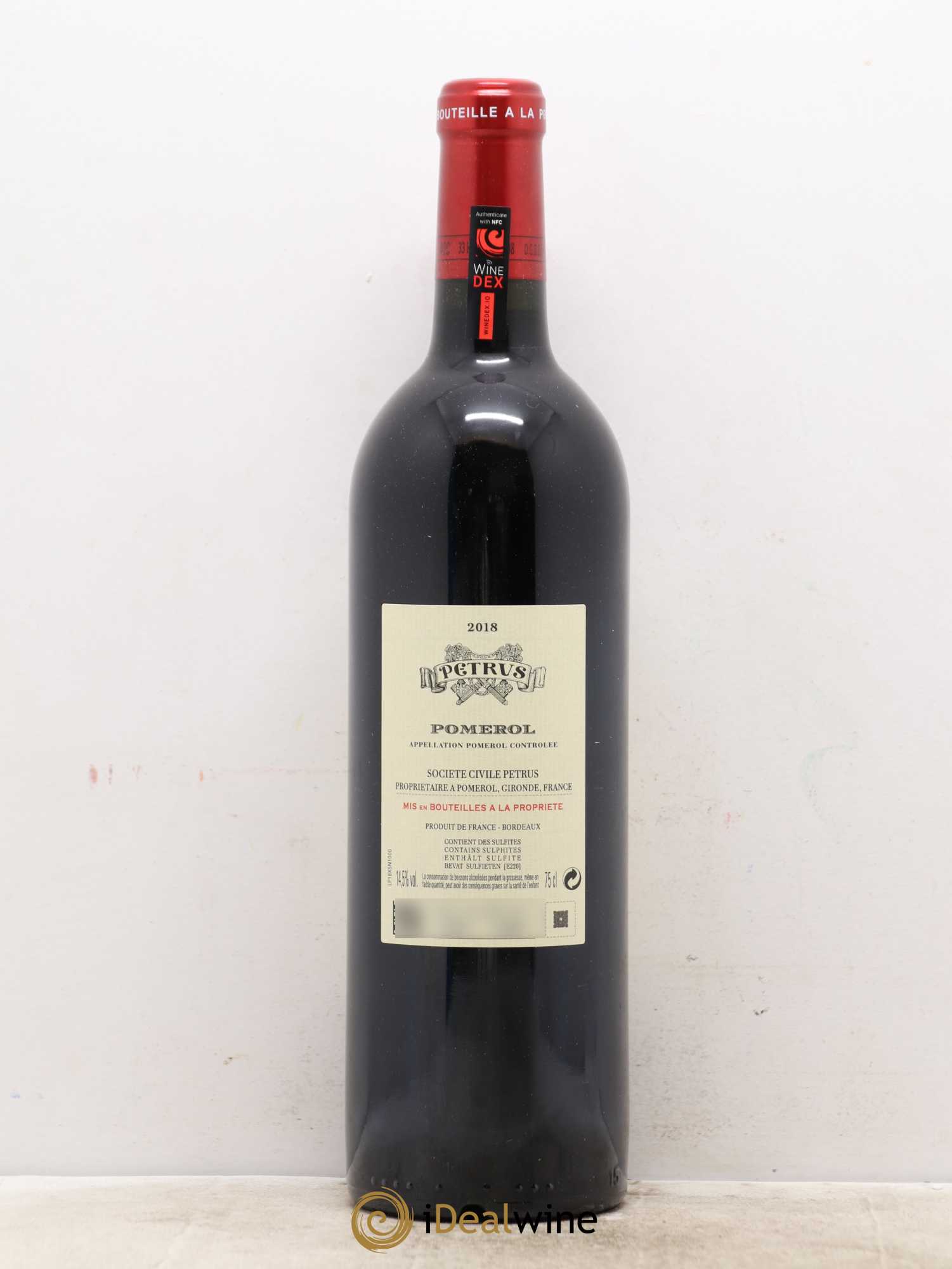 Petrus 2018 - Lot de 1 bouteille - 1