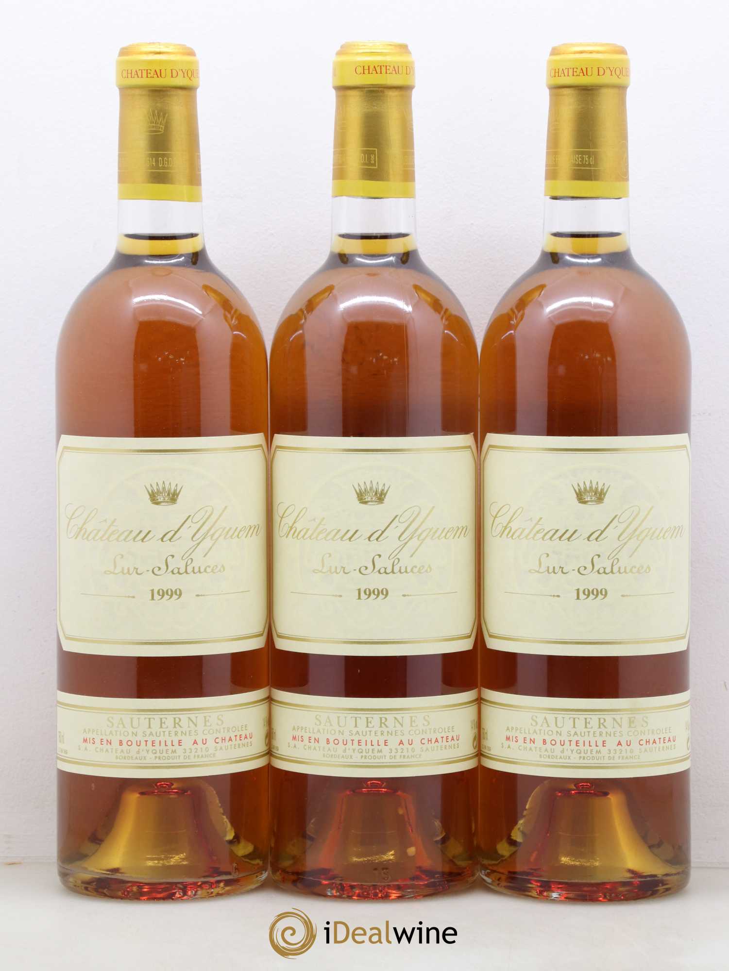 Château d' Yquem 1er Cru Classé Supérieur 1999 - Lotto di 6 bottiglie - 1