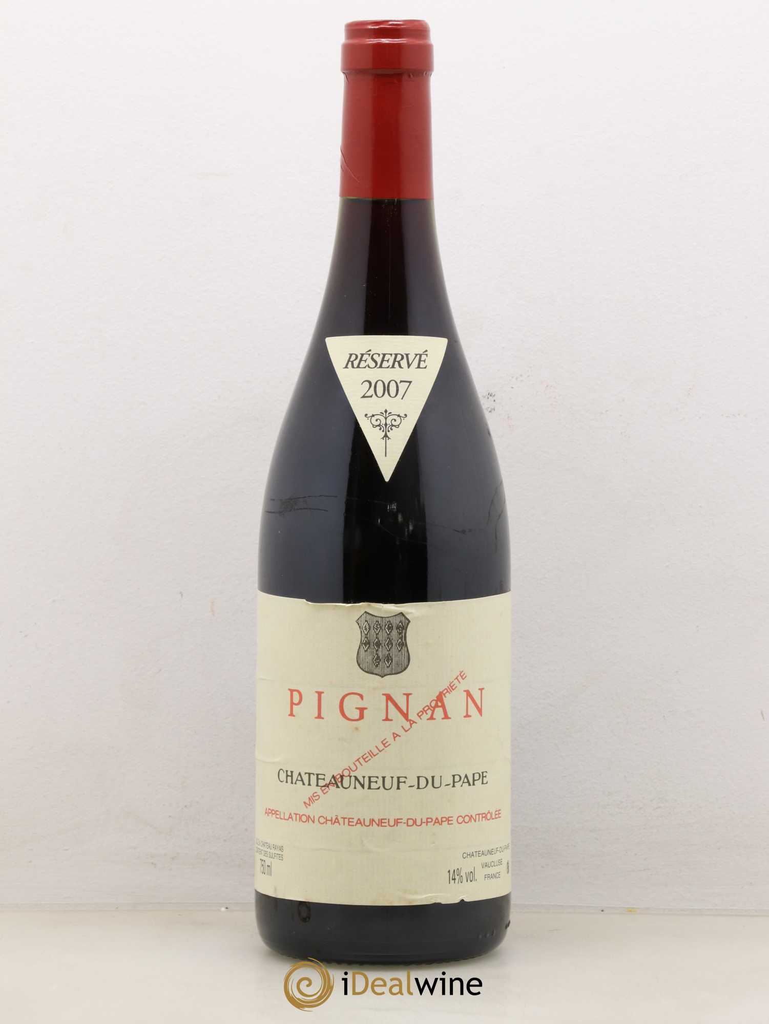 Châteauneuf-du-Pape Pignan Emmanuel Reynaud 2007 - Lot de 1 bouteille - 0