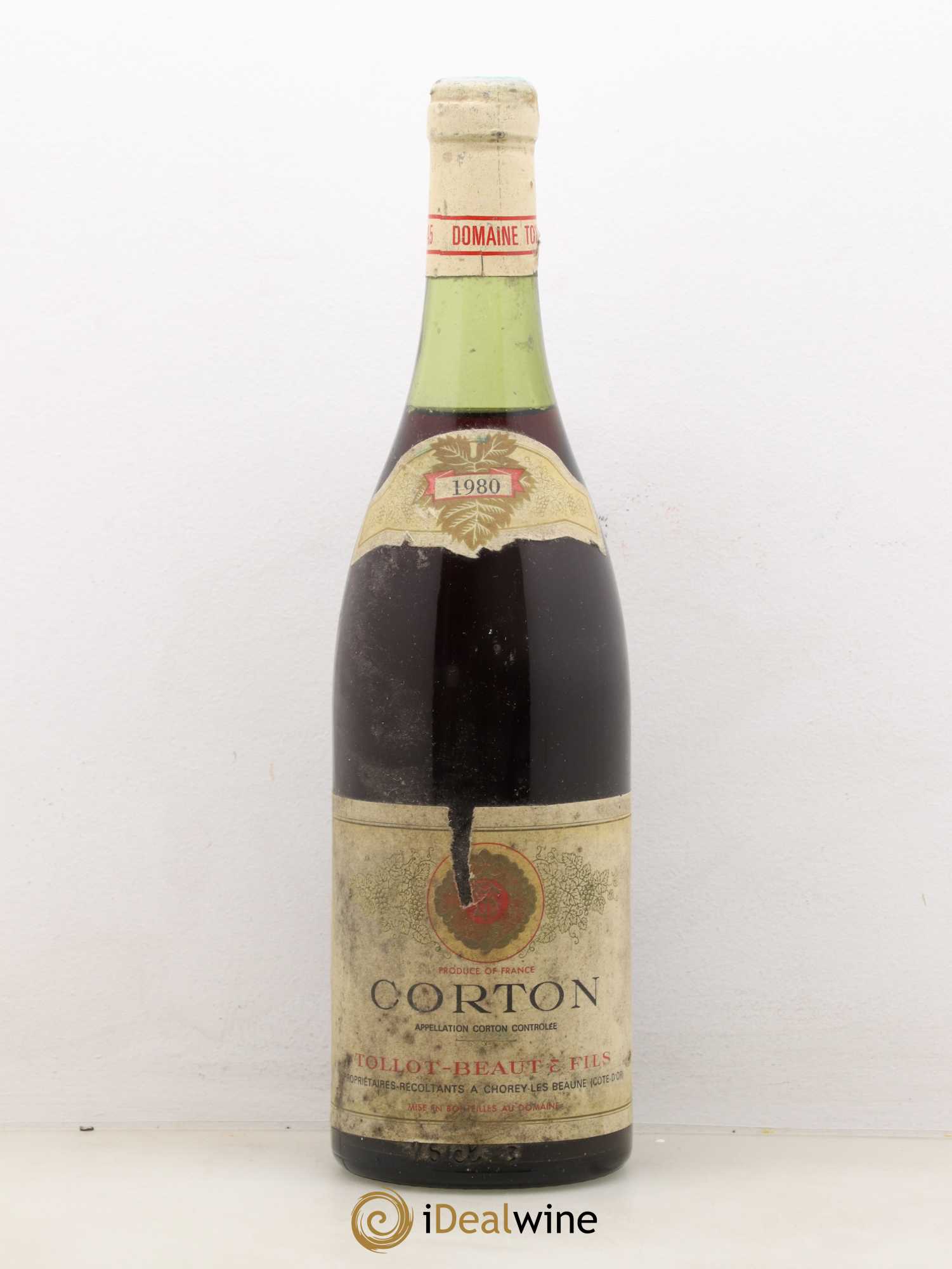 Corton Grand Cru Tollot Beaut (Domaine) 1980 - Lot de 1 bouteille - 0