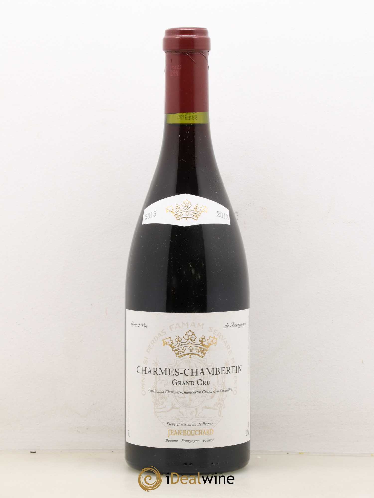 Charmes-Chambertin Grand Cru Jean Bouchard 2013 - Lot de 1 bouteille - 0
