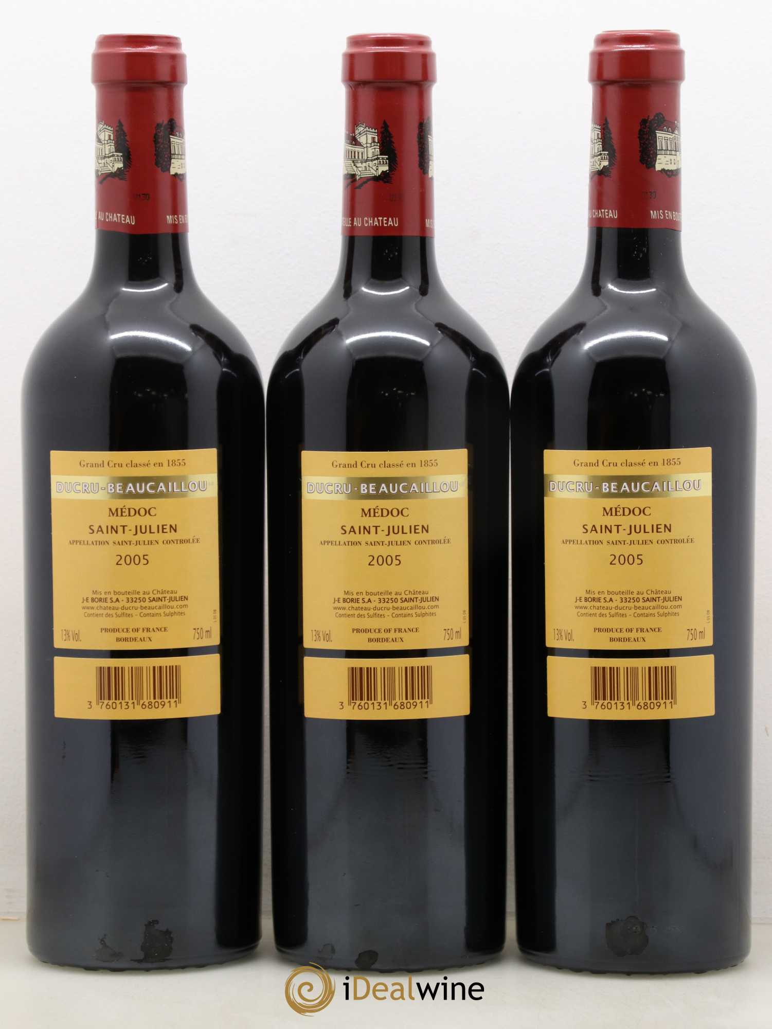 Château Ducru Beaucaillou 2ème Grand Cru Classé 2005 - Lot de 12 bouteilles - 4