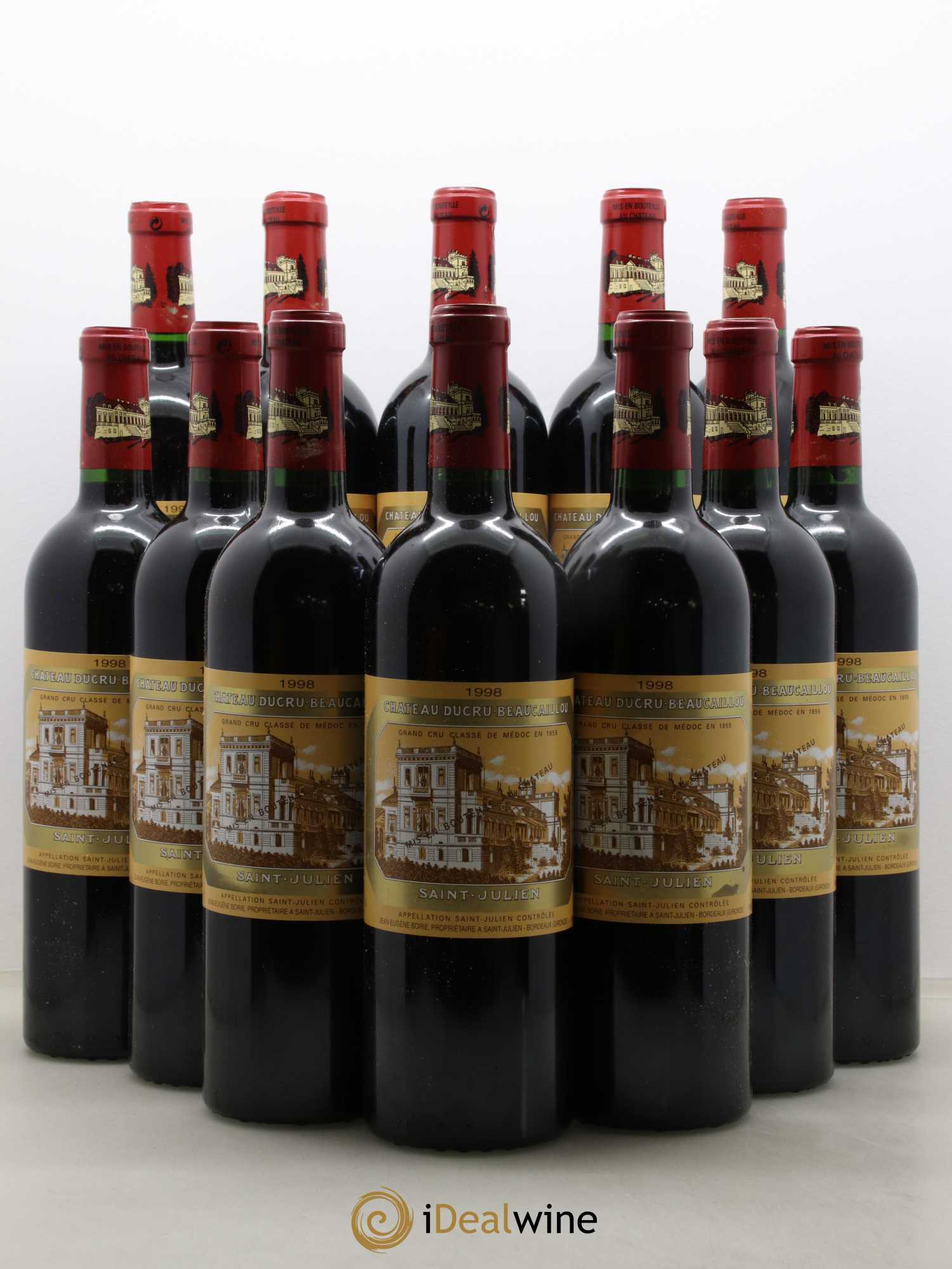 Château Ducru Beaucaillou 2ème Grand Cru Classé 1998 - Lot de 12 bouteilles - 0