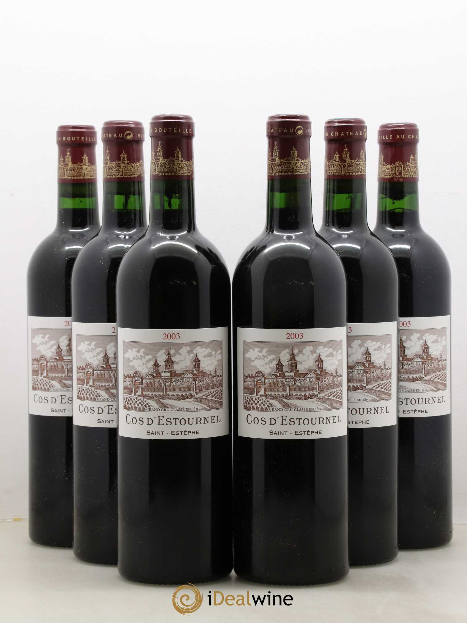 Cos d'Estournel 2ème Grand Cru Classé 2003 - Lot de 6 bouteilles - 0