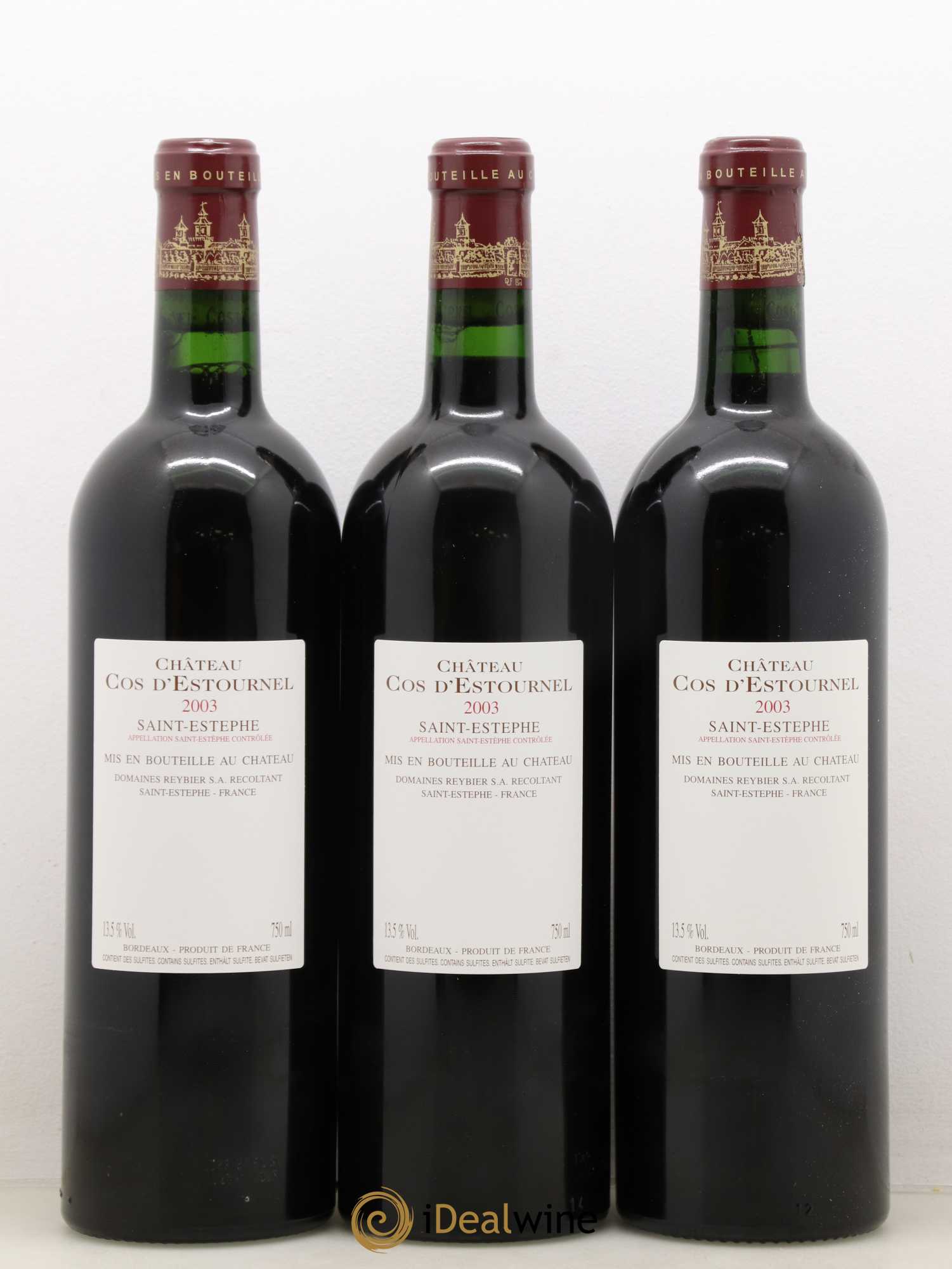 Cos d'Estournel 2ème Grand Cru Classé 2003 - Lot de 6 bouteilles - 4