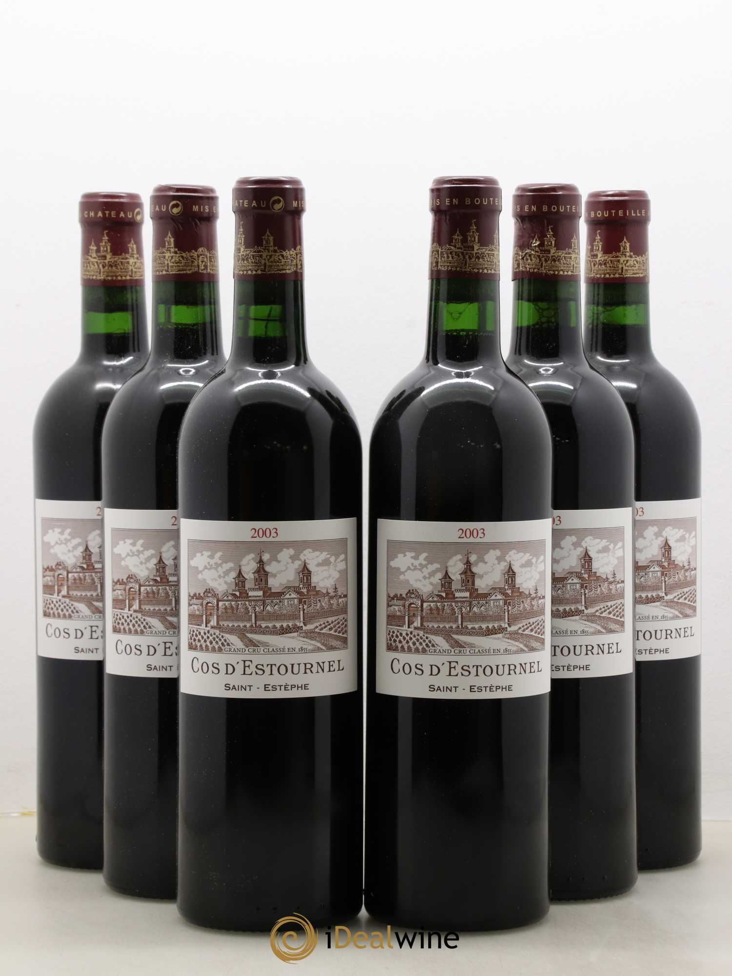 Cos d'Estournel 2ème Grand Cru Classé 2003 - Lot de 6 bouteilles - 0