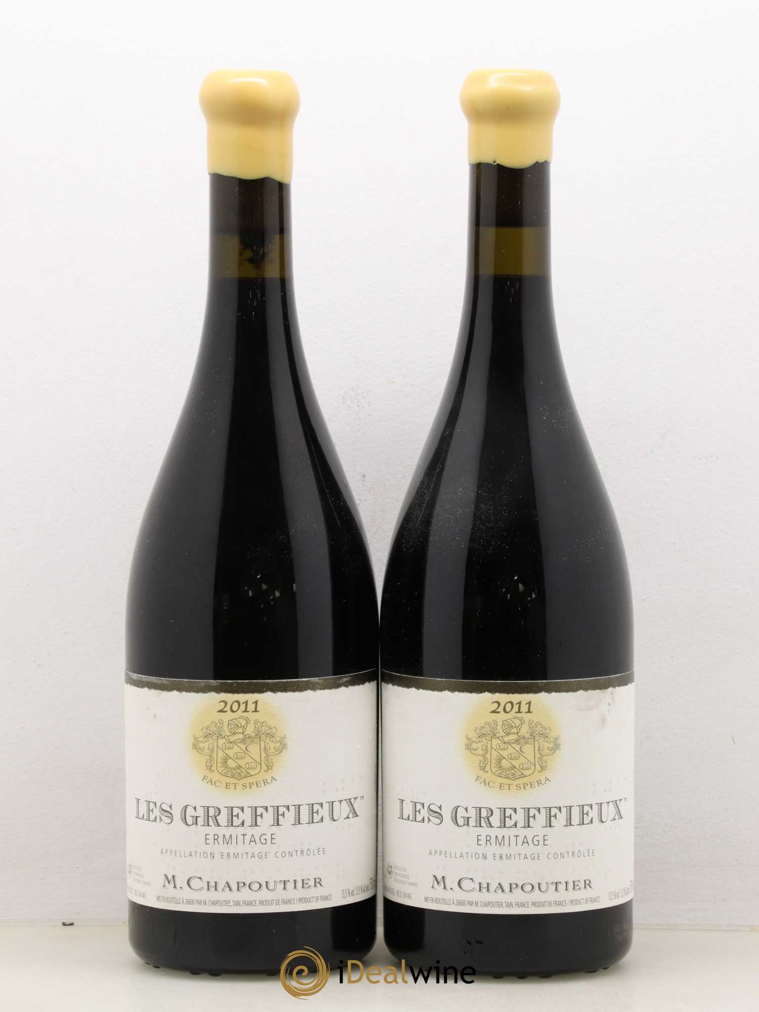 Hermitage Ermitage Les Greffieux Chapoutier 2011 - Lot de 2 bouteilles - 0