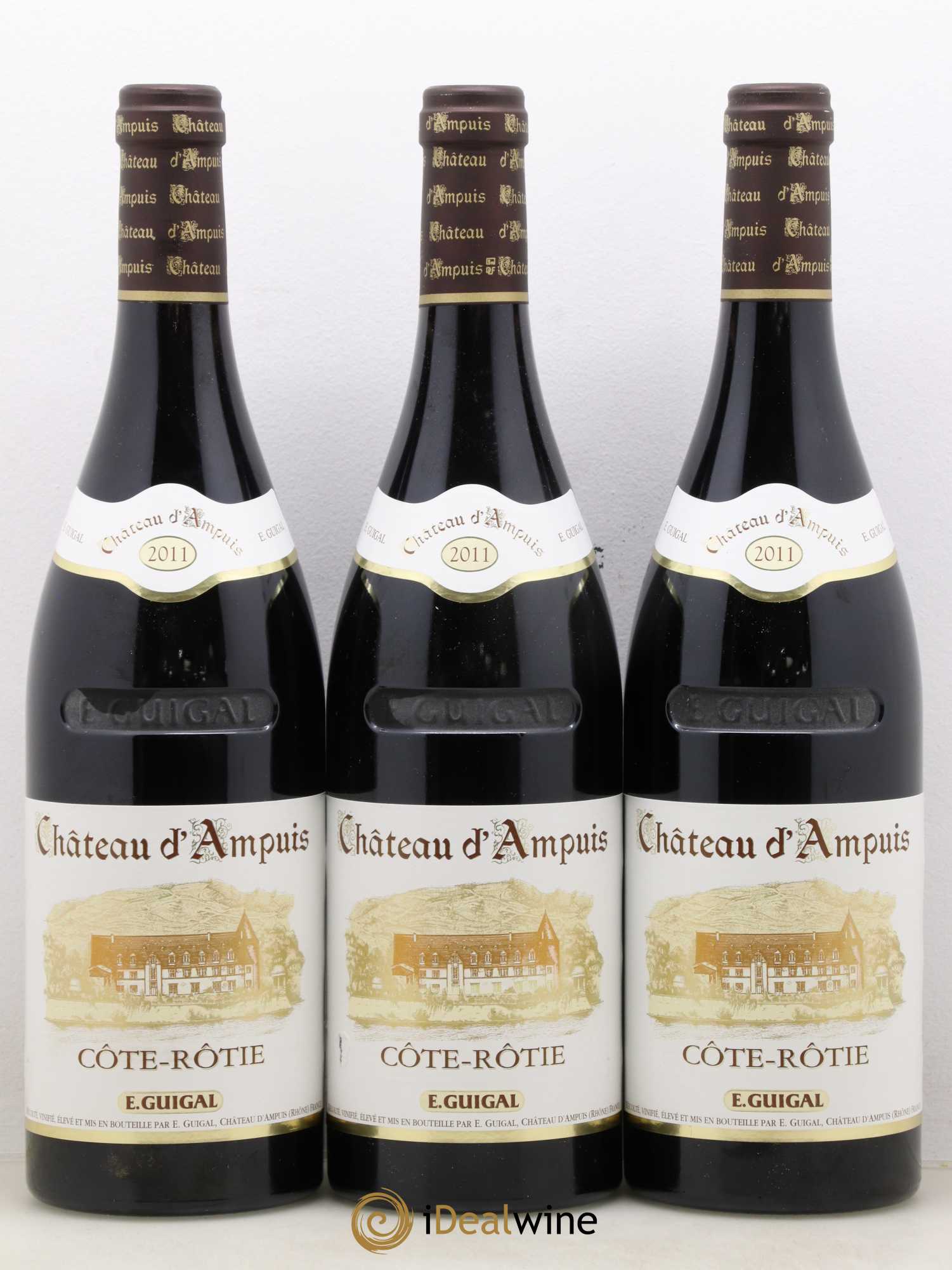 Côte-Rôtie Château d'Ampuis Guigal 2011 - Lot de 3 bouteilles - 0