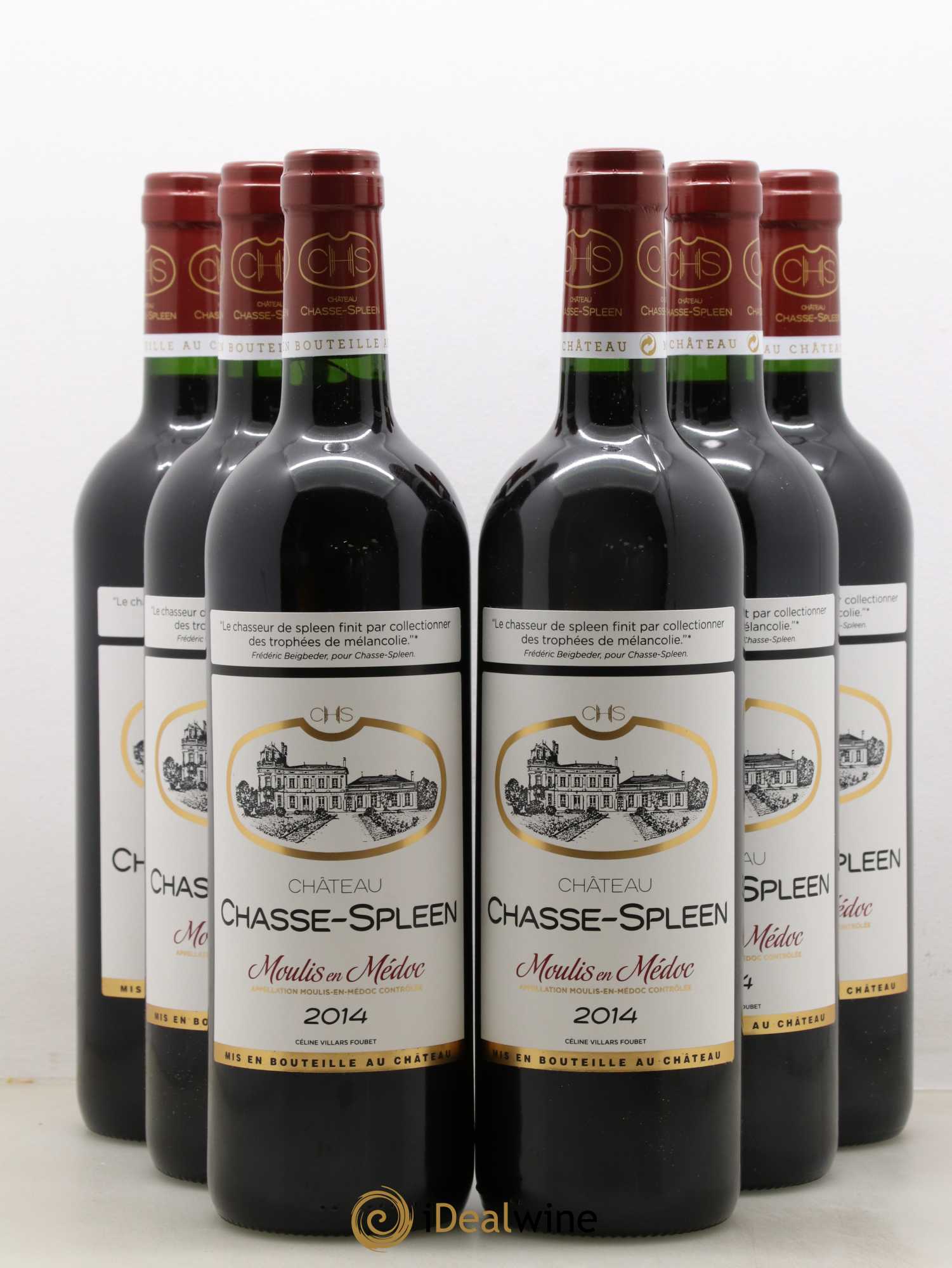 Château Chasse Spleen 2014 - Lot de 6 bouteilles - 0