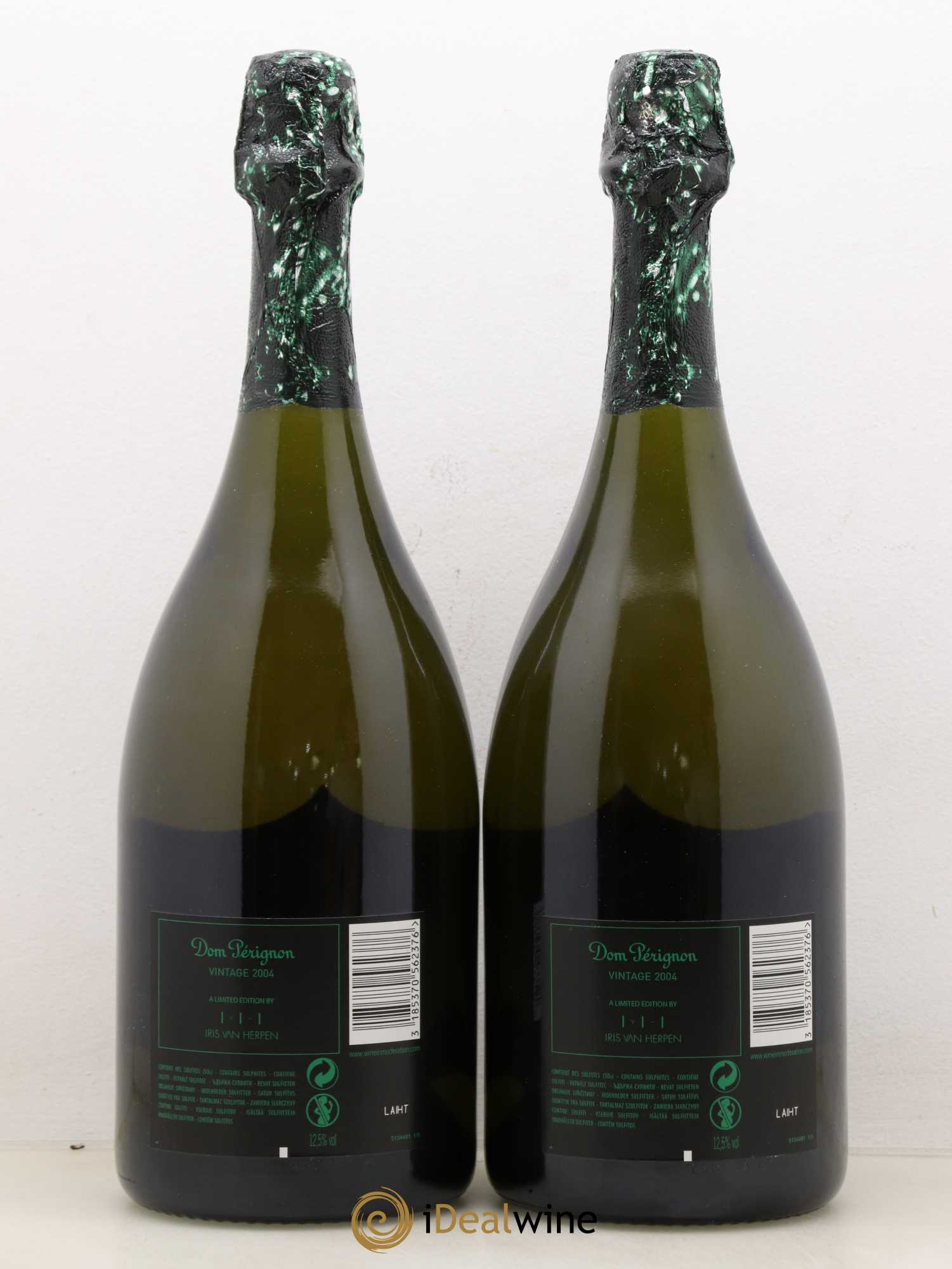 Brut Dom Pérignon Edition Iris Van Herpen 2004 - Posten von 2 Flaschen - 1