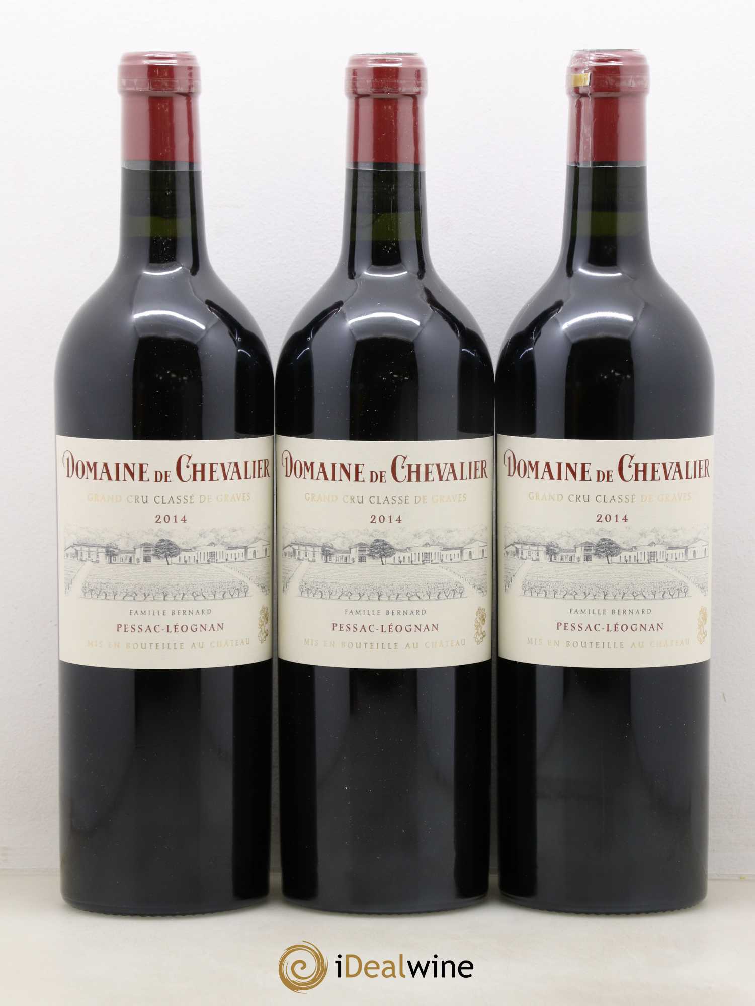 Domaine de Chevalier Cru Classé de Graves 2014 - Lot de 3 bouteilles - 0