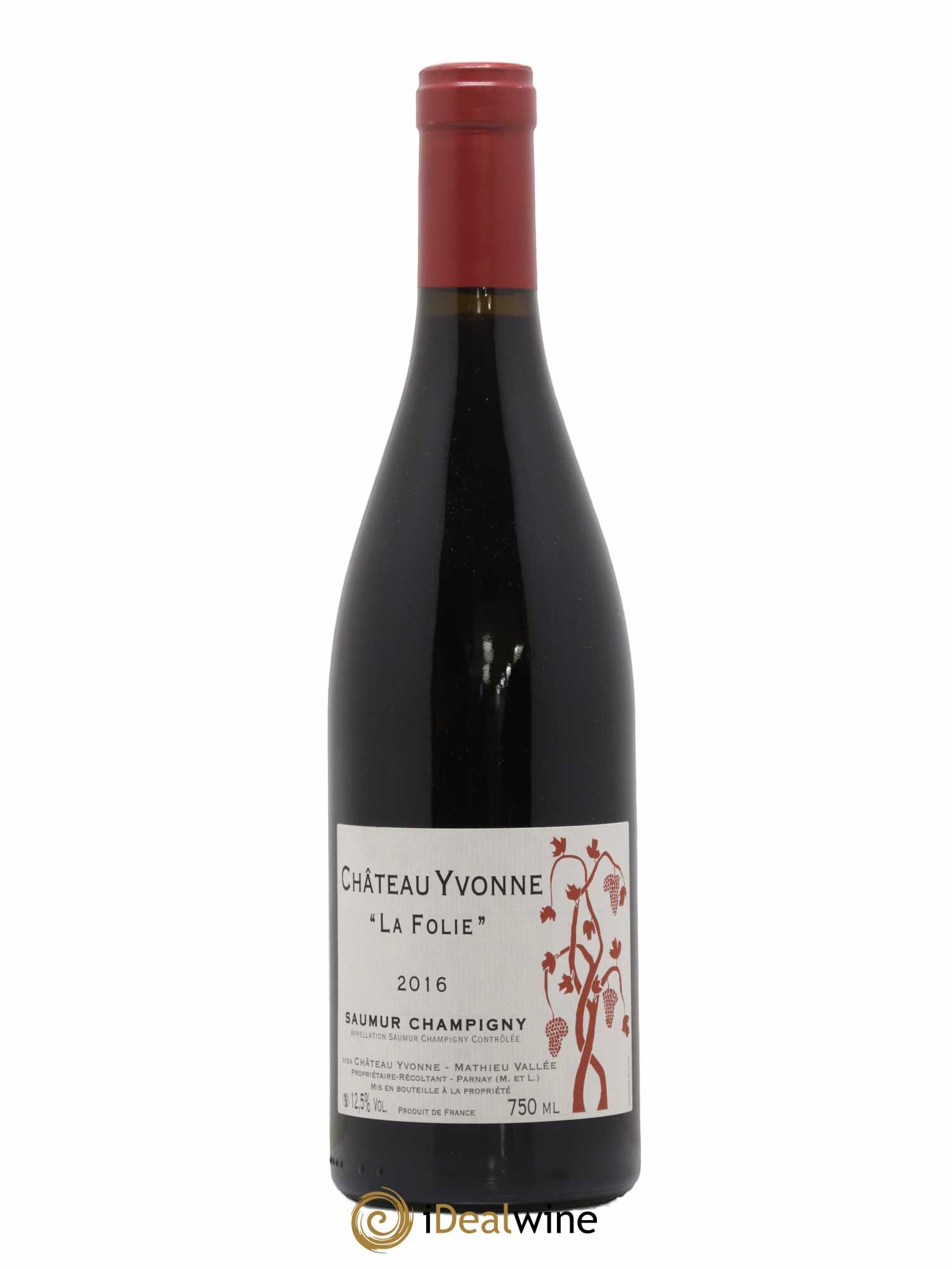 Saumur-Champigny La Folie Château Yvonne 2016 - Lot de 1 bouteille - 0