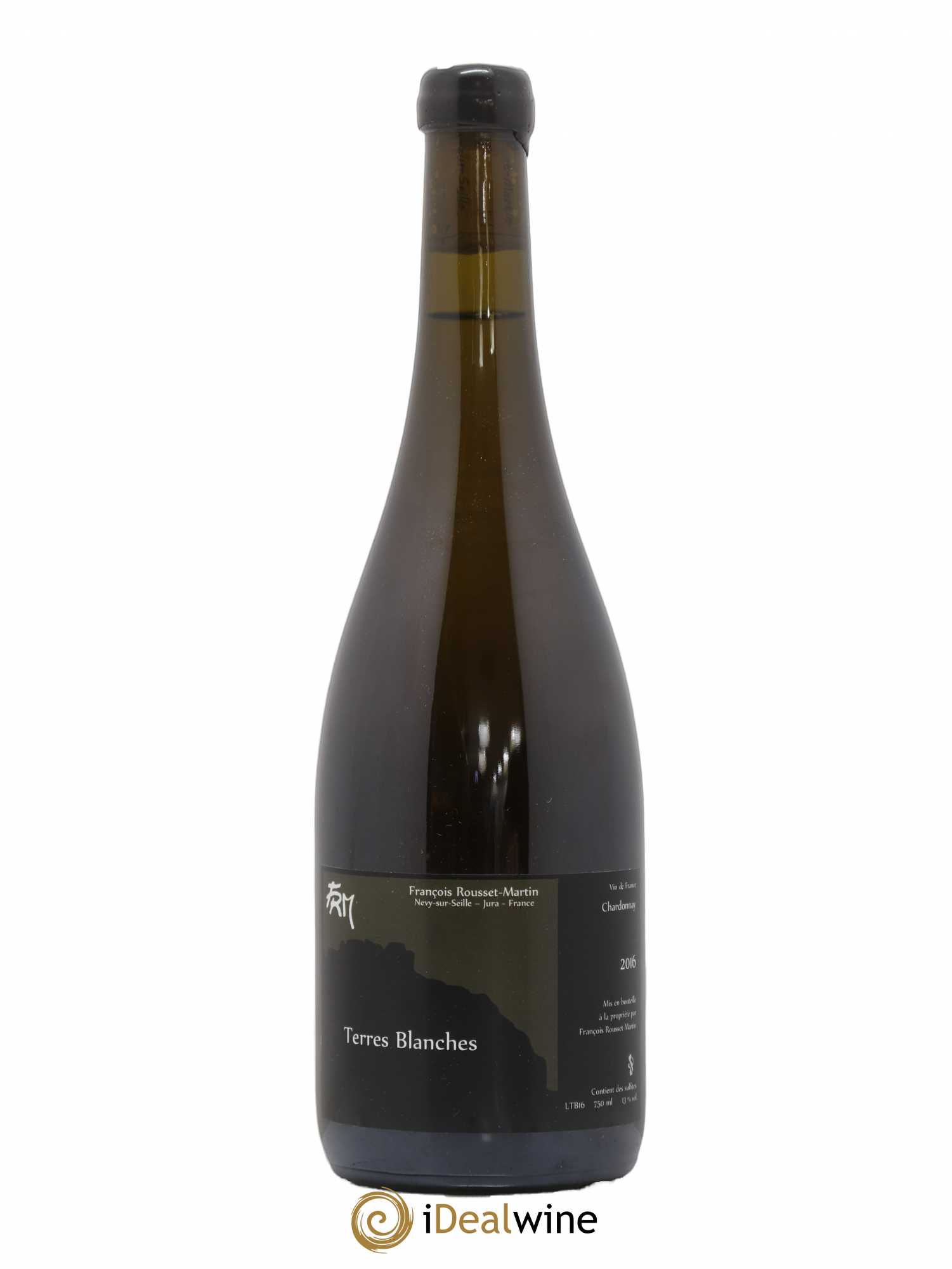 Vin de France Terre Blanches Chardonnay François Rousset Martin 2016 - Lot de 1 bouteille - 0