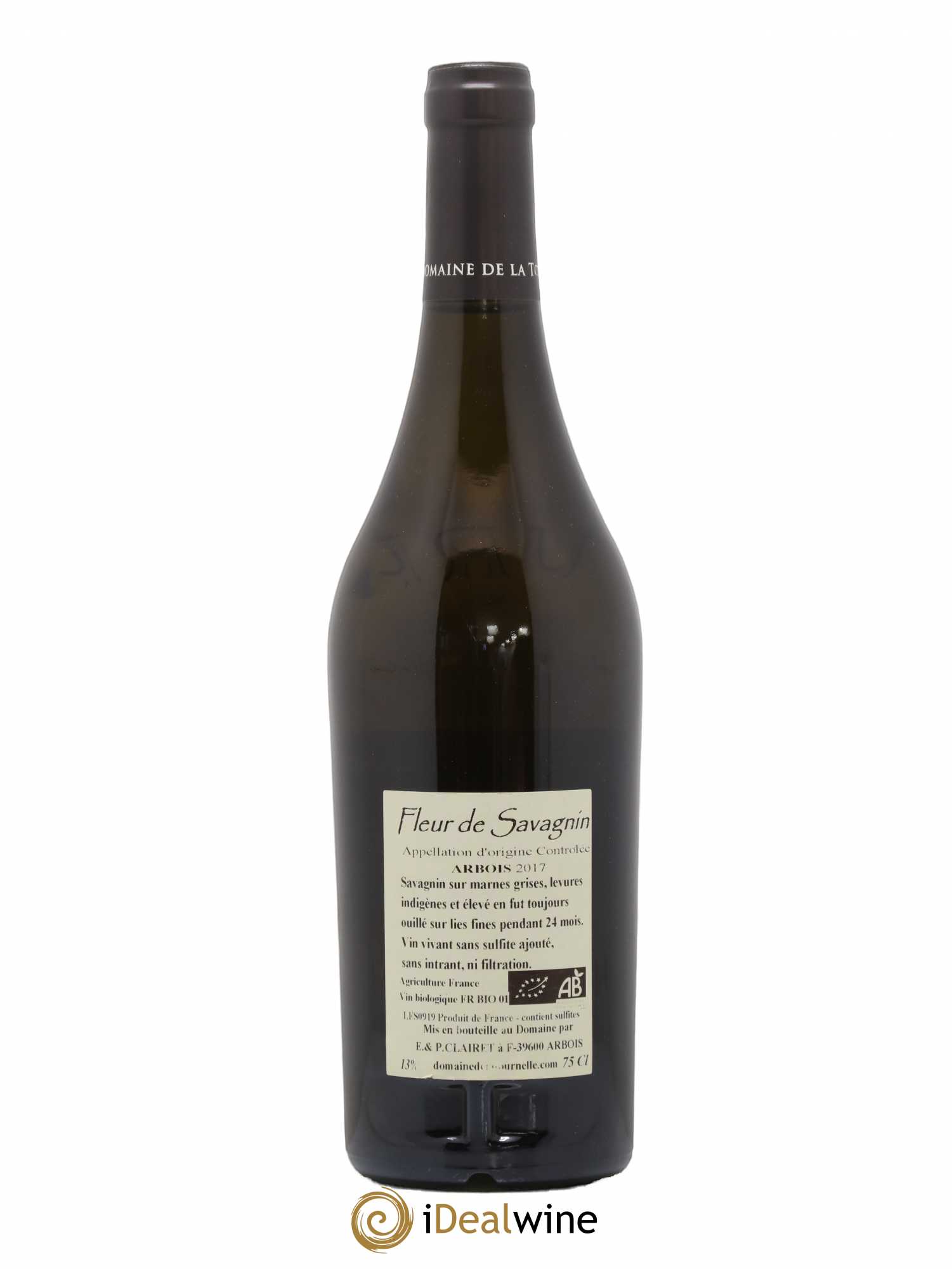 Arbois Fleur De Savagnin Domaine de la Tournelle 2017 - Lot de 1 bouteille - 1