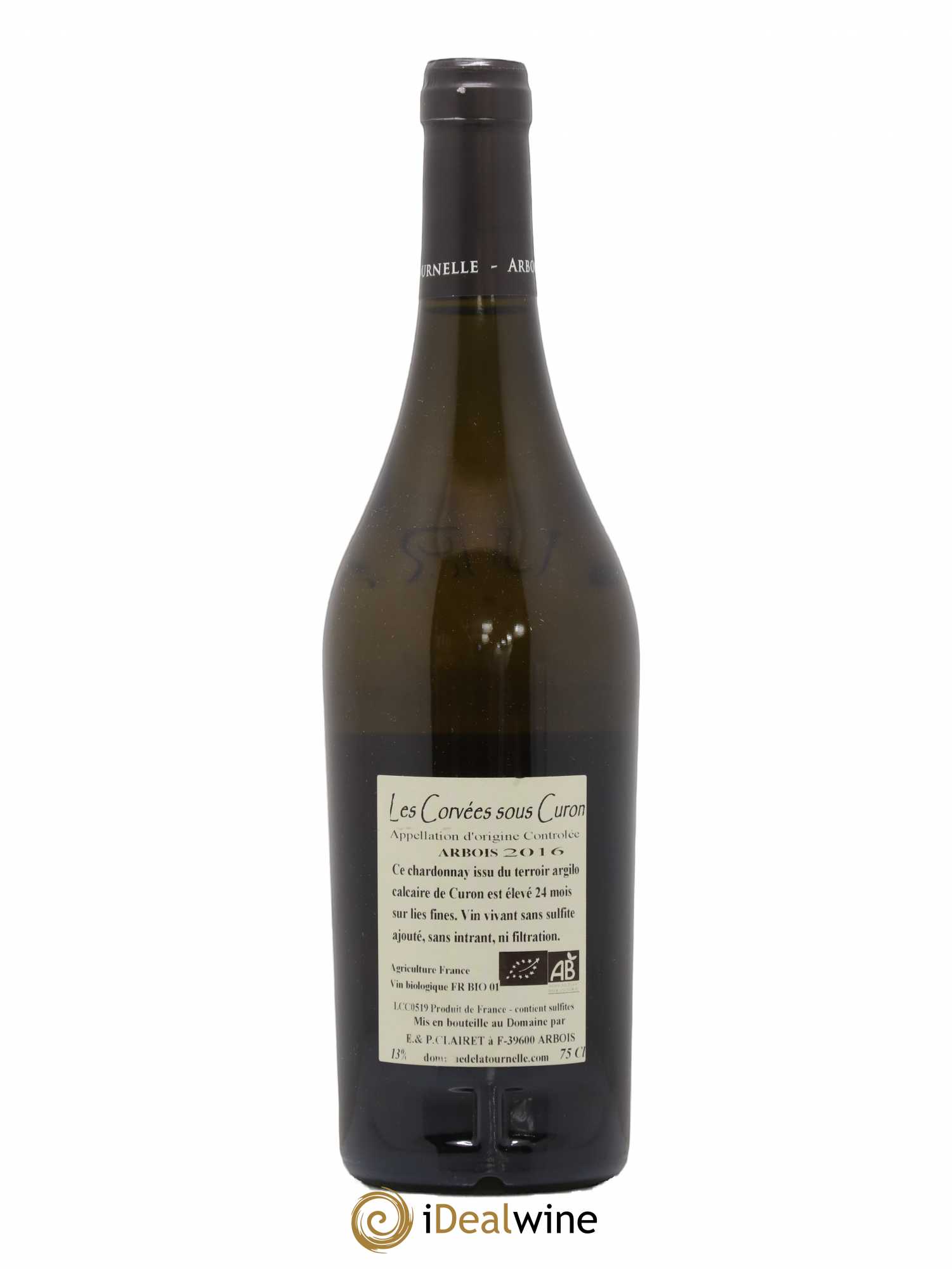 Arbois Les Corvées sous Curon Domaine de la Tournelle 2016 - Lot de 1 bouteille - 1