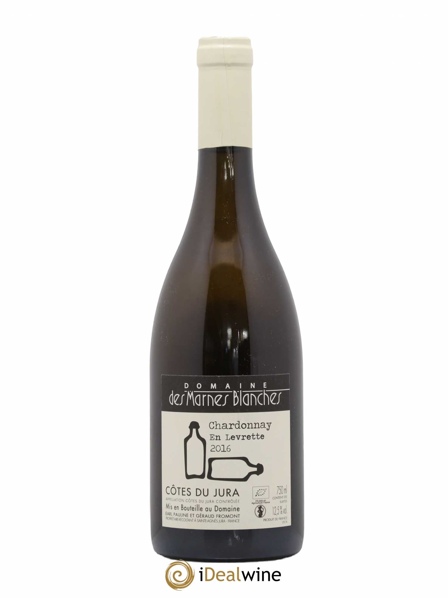 Côtes du Jura En Levrette Marnes Blanches (Domaine des) 2016 - Lot de 1 bouteille - 0