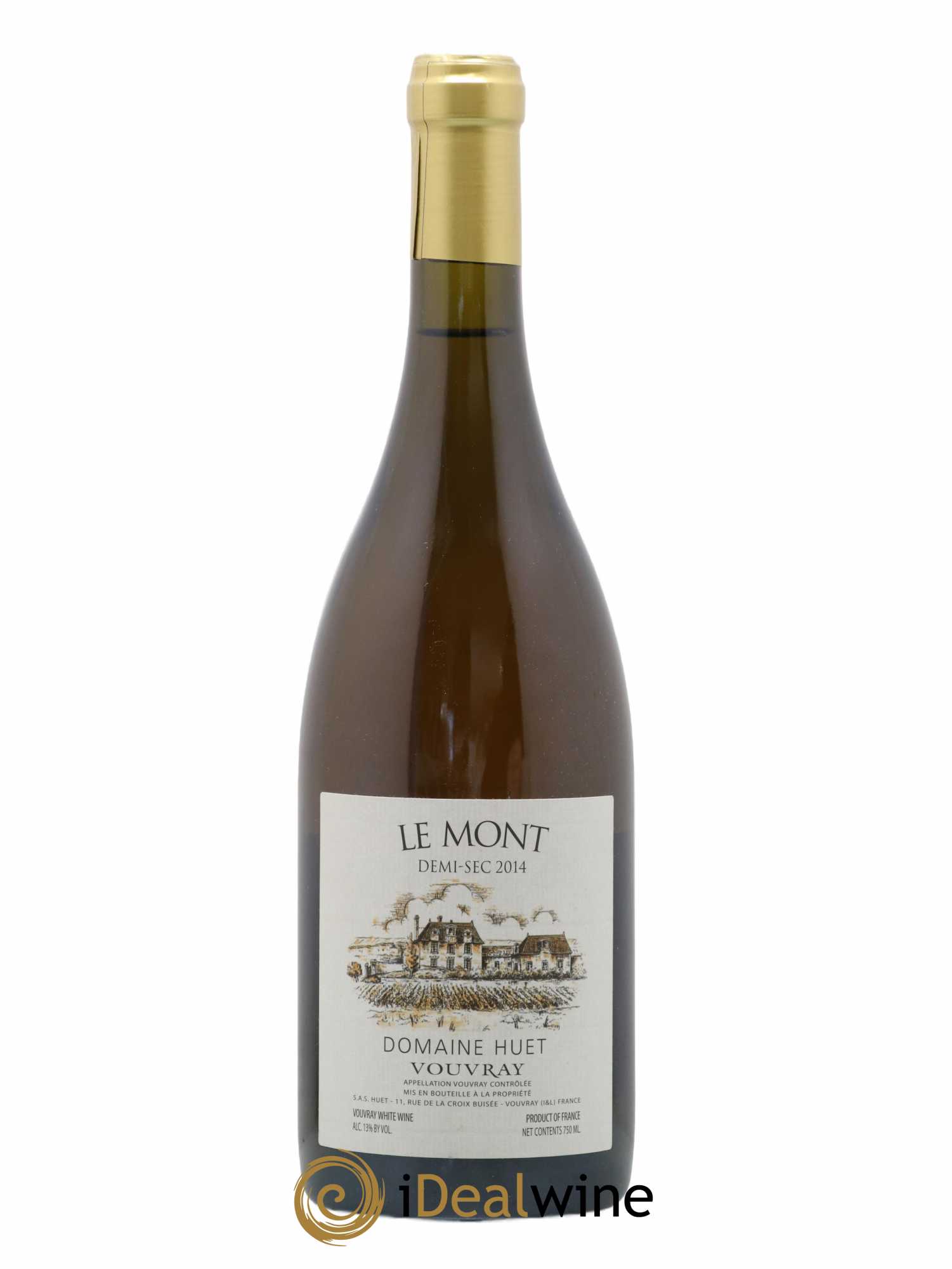 Vouvray Le Mont Demi-Sec Domaine Huet 2014 - Lot de 1 bouteille - 0