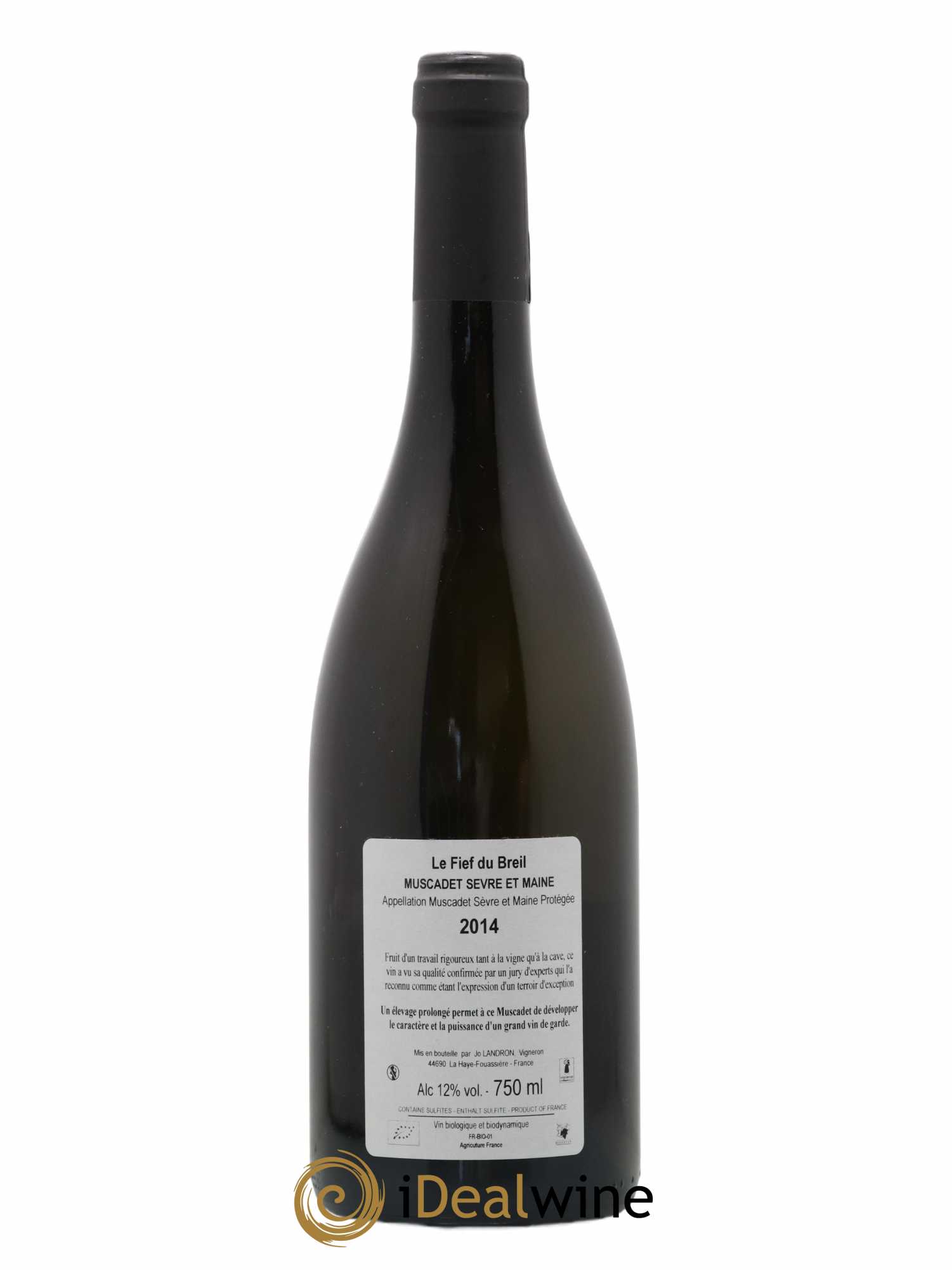Muscadet-Sèvre-et-Maine Le Fief du Breil Jo Landron 2014 - Lot de 1 bouteille - 1