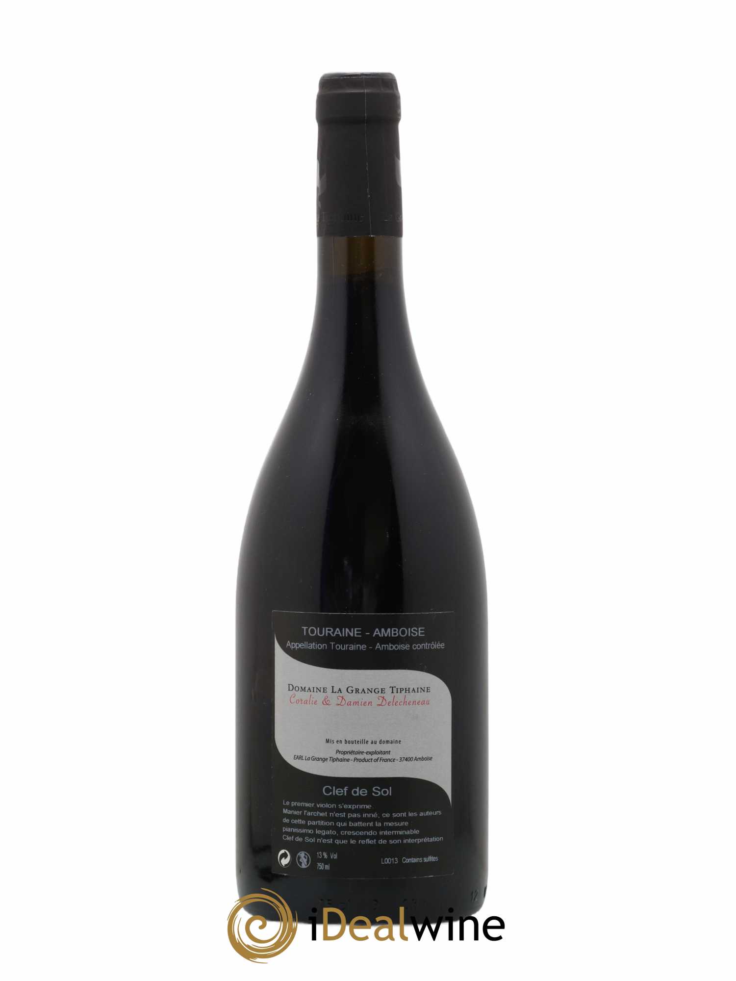Touraine-Amboise Clef de Sol La Grange Tiphaine 2015 - Lot de 1 bouteille - 1