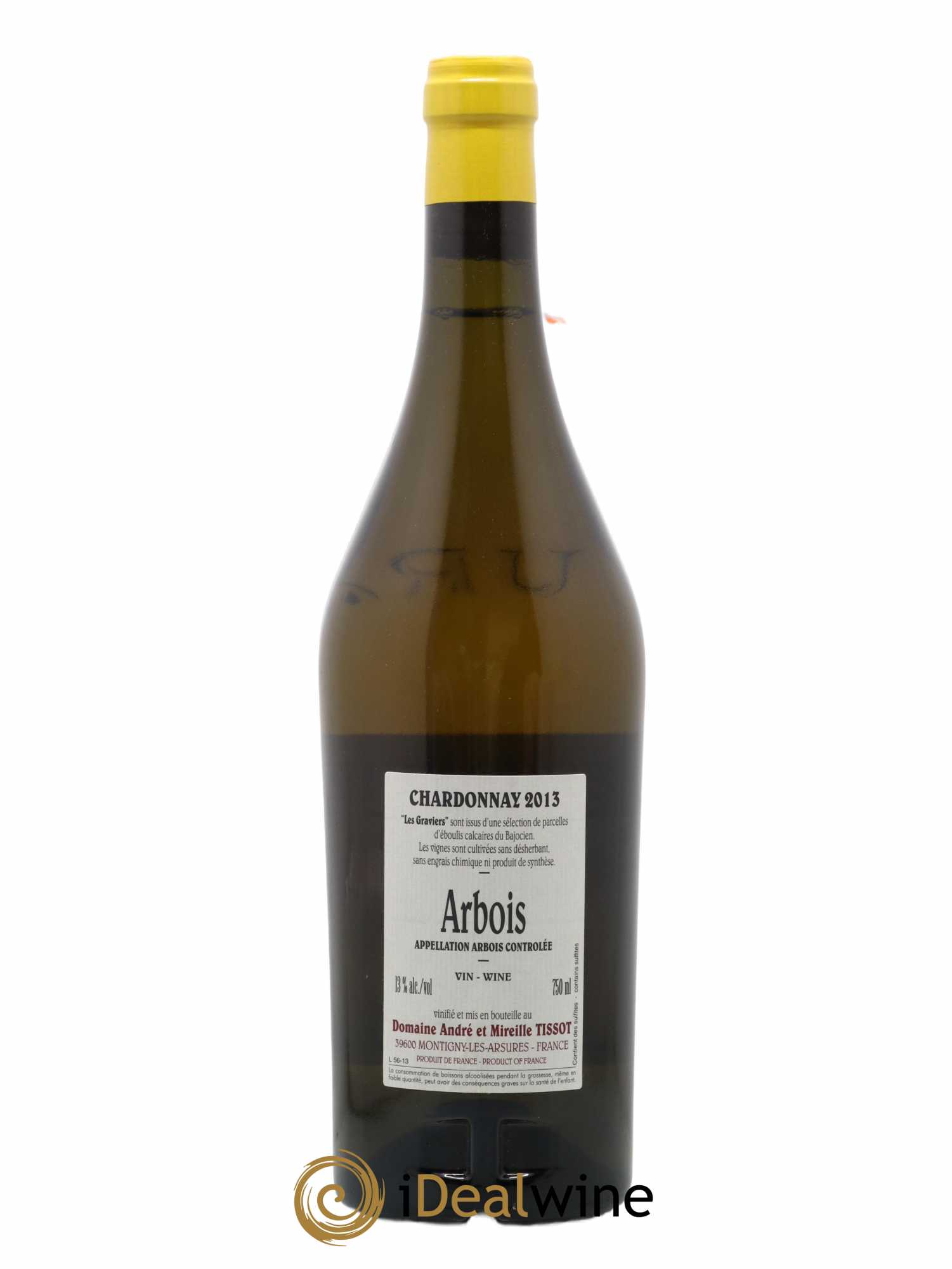 Arbois Chardonnay Les Graviers Bénédicte et Stéphane Tissot 2013 - Lot de 1 bouteille - 1