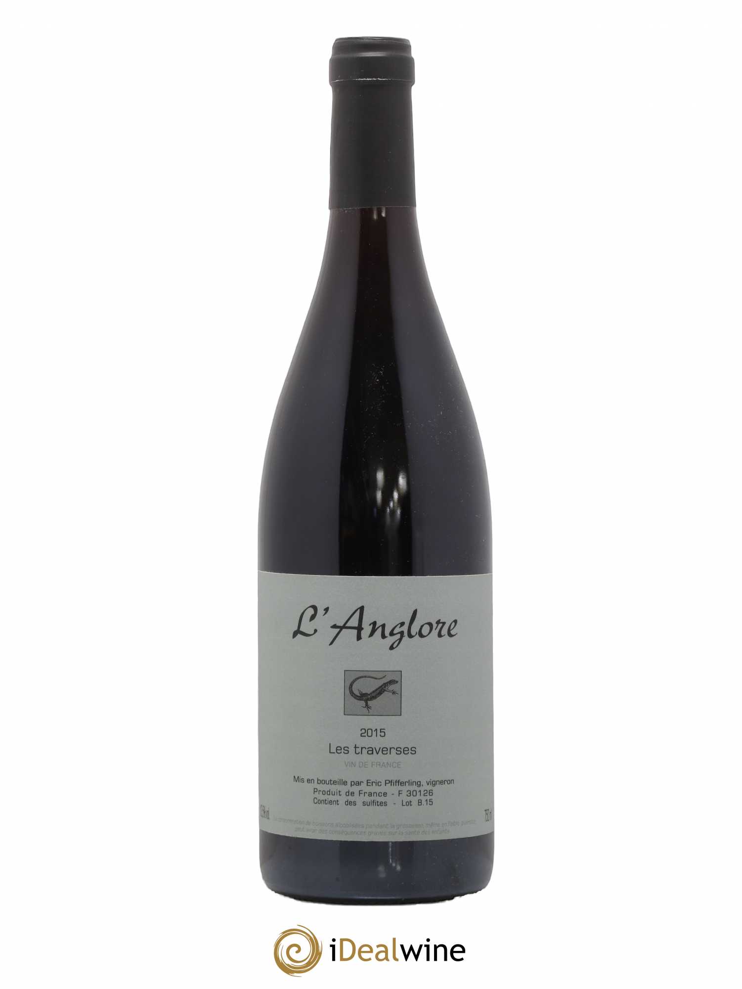 Vin de France Les Traverses L'Anglore 2015 - Lot de 1 bouteille - 0