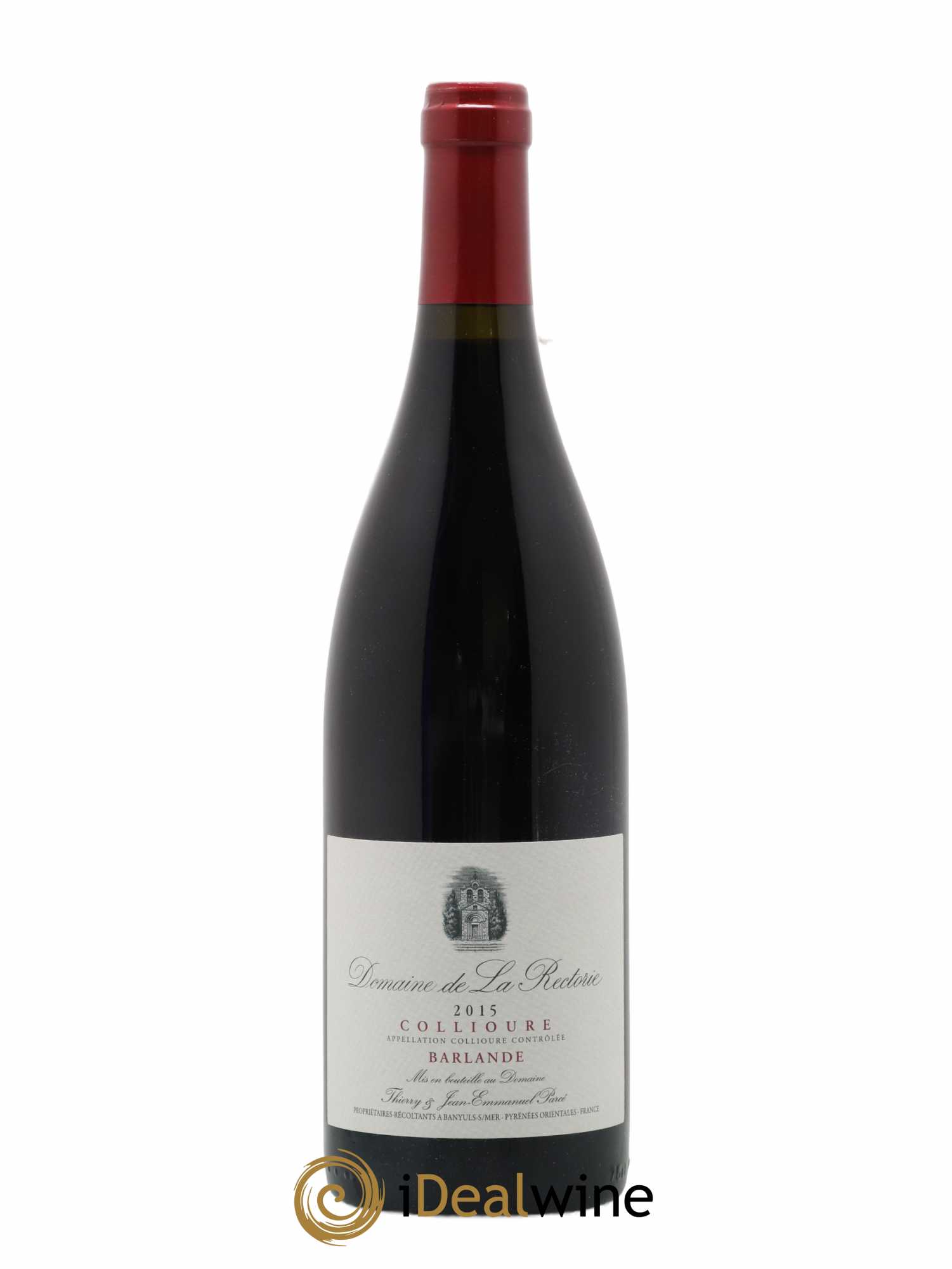 Collioure Barlande Domaine de la Rectorie 2015 - Lot de 1 bouteille - 0