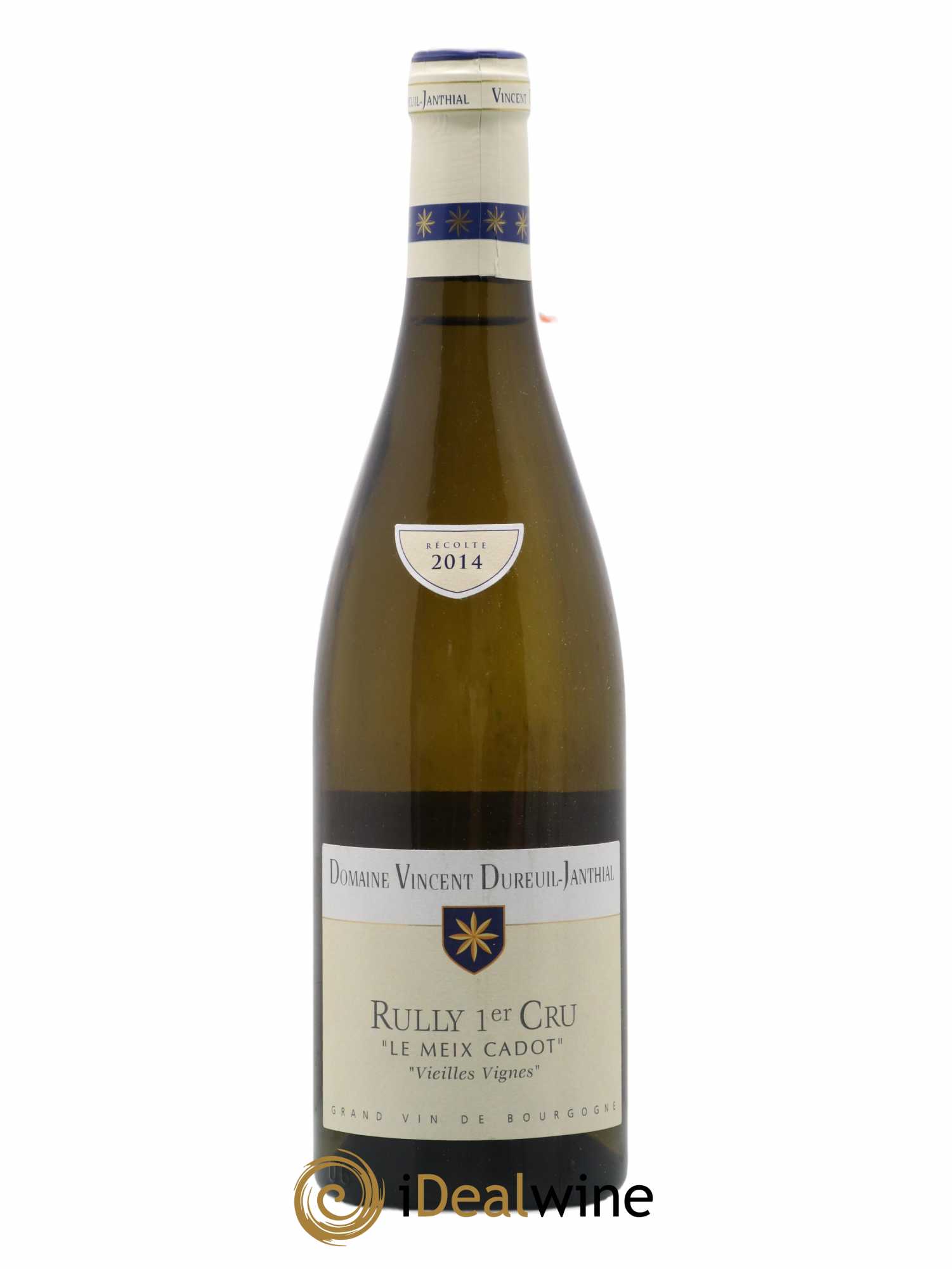 Rully 1er Cru Le Meix Cadot Vieilles Vignes Vincent Dureuil-Janthial 2014 - Posten von 1 Flasche - 0