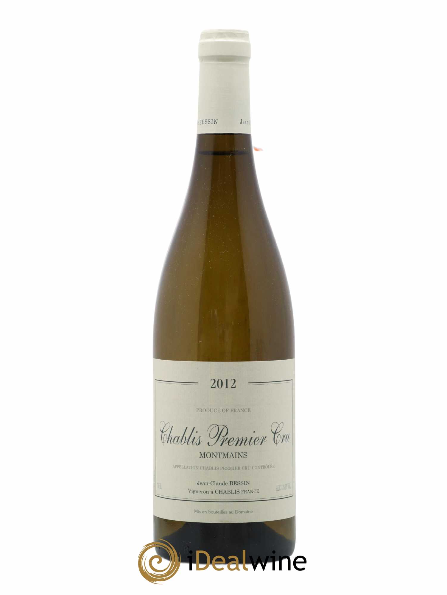 Chablis 1er Cru Montmains Domaine Jean Claude Bessin 2012 - Posten von 1 Flasche - 0