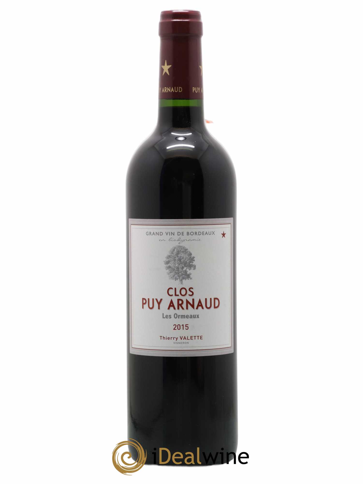 Clos Puy Arnaud - Cuvée Les Ormeaux 2015 - Lot de 1 bouteille - 0