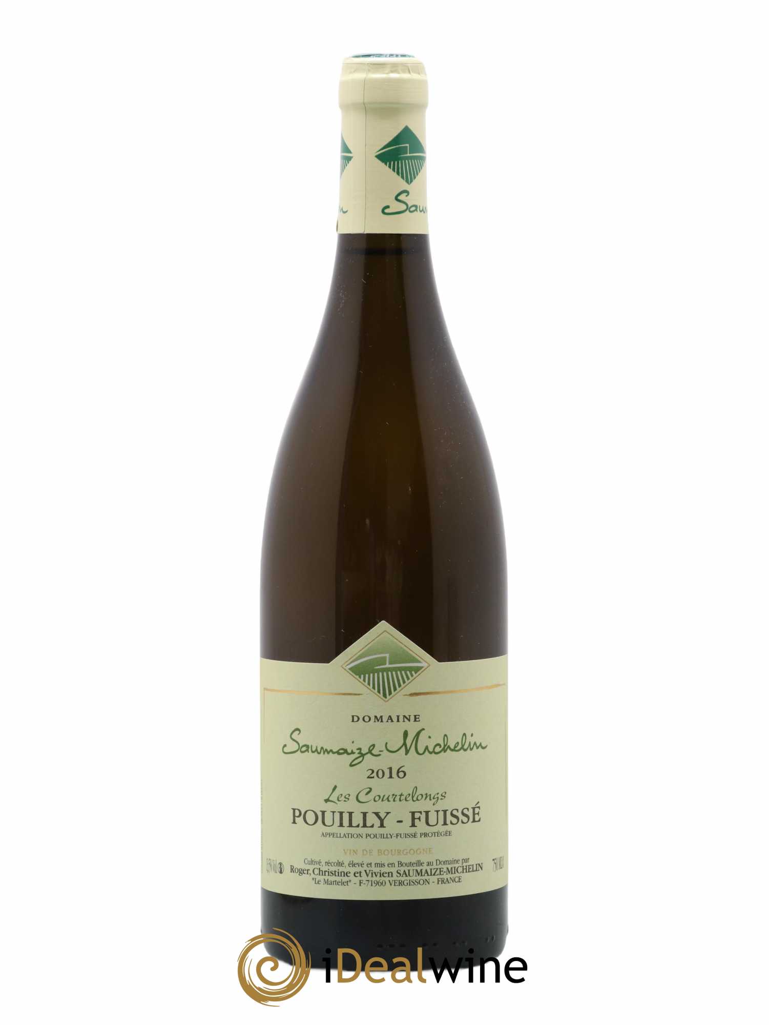 Pouilly-Fuissé Les Courtelongs Domaine Saumaize-Michelin 2016 - Posten von 1 Flasche - 0