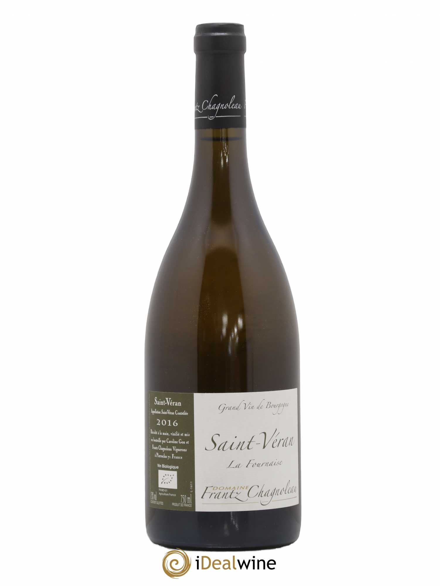 Saint-Véran La Fournaise Frantz Chagnoleau (Domaine) 2016 - Lot de 1 bouteille - 0