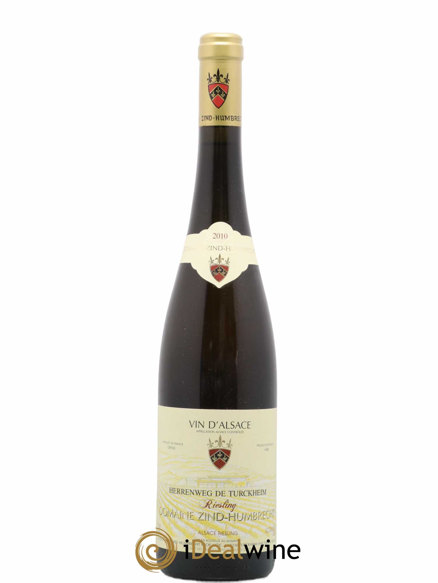 Alsace Riesling Herrenweg de Turckheim Zind-Humbrecht (Domaine) 2010 - Lot de 1 bouteille - 0