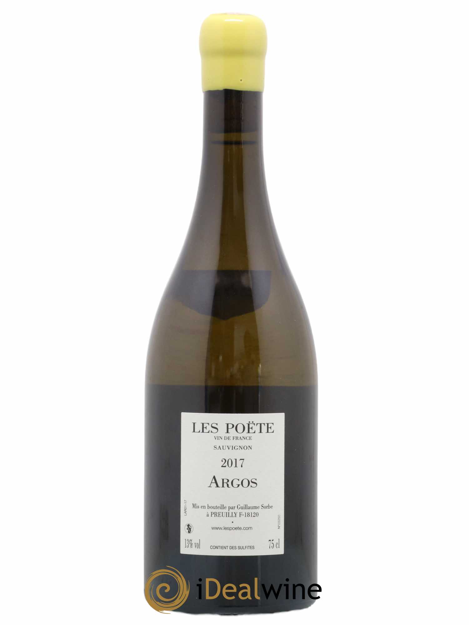 Vin de France (anciennement Quincy) Argos Les Poëte 2017 - Lot de 1 bouteille - 1