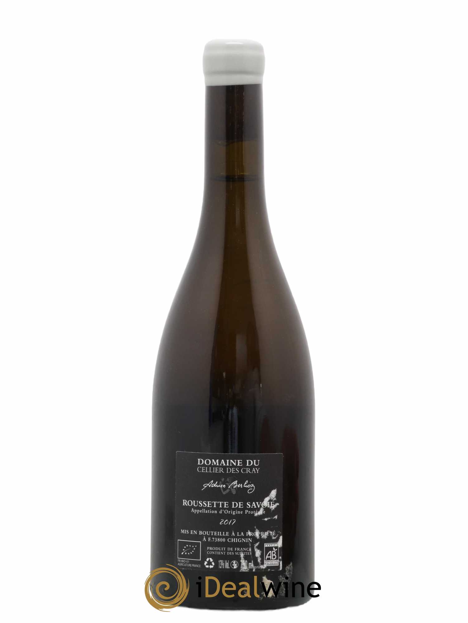 Vin de France Roussette de Savoie Zulime Domaine du Cellier des Cray 2017 - Posten von 1 Flasche - 1