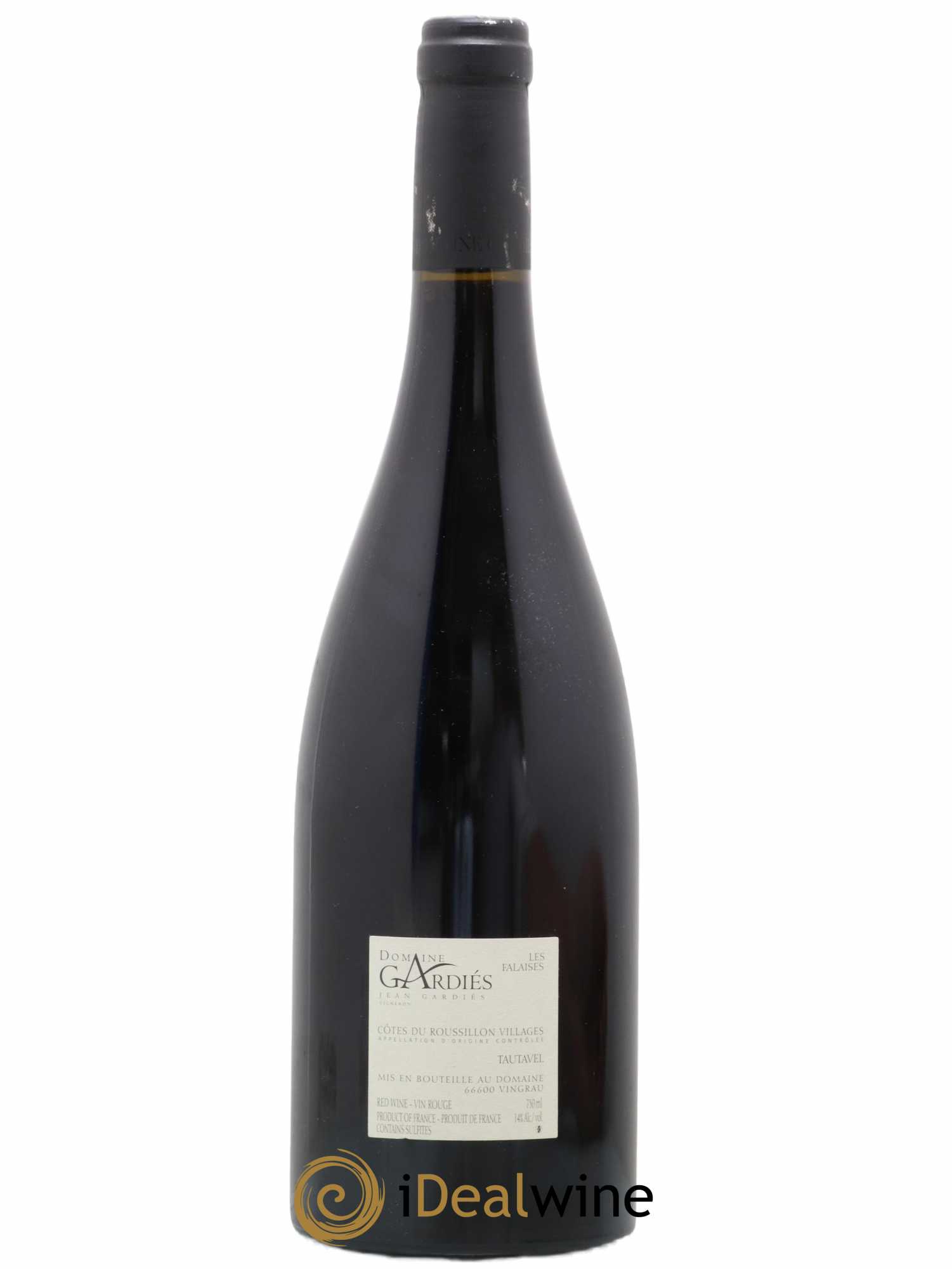 Côtes du Roussillon Villages - Tautavel Gardiès (Domaine) Les Falaises Domaine Jean Gardiés 2010 - Lot de 1 bouteille - 1