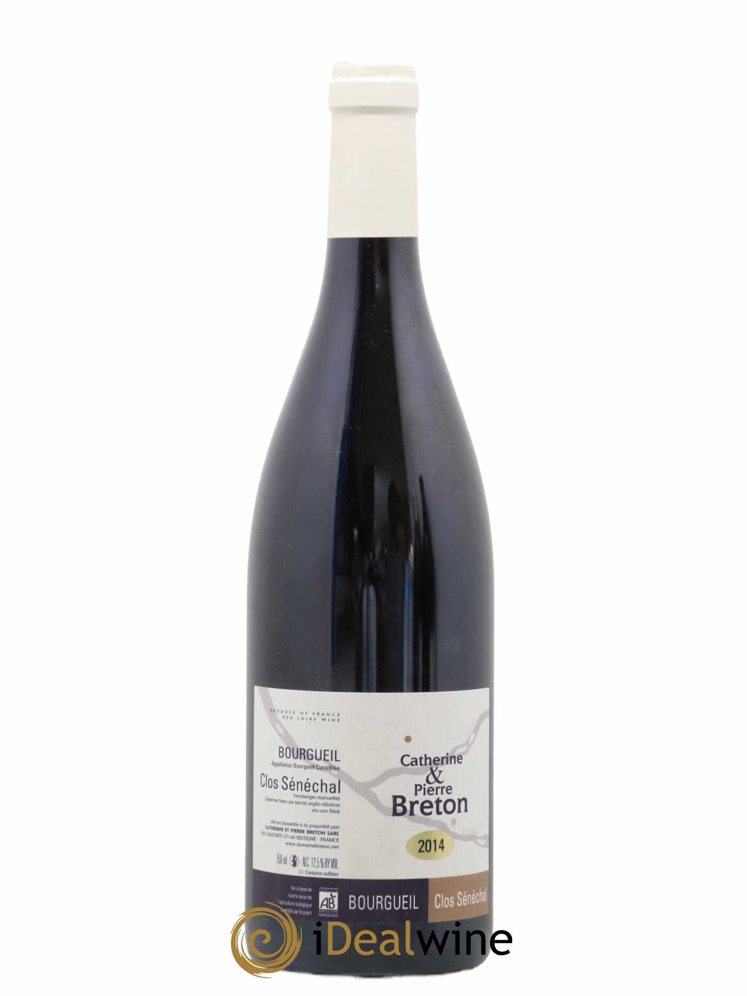 Bourgueil Clos Sénéchal Catherine et Pierre Breton 2014 - Lot de 1 bouteille - 0