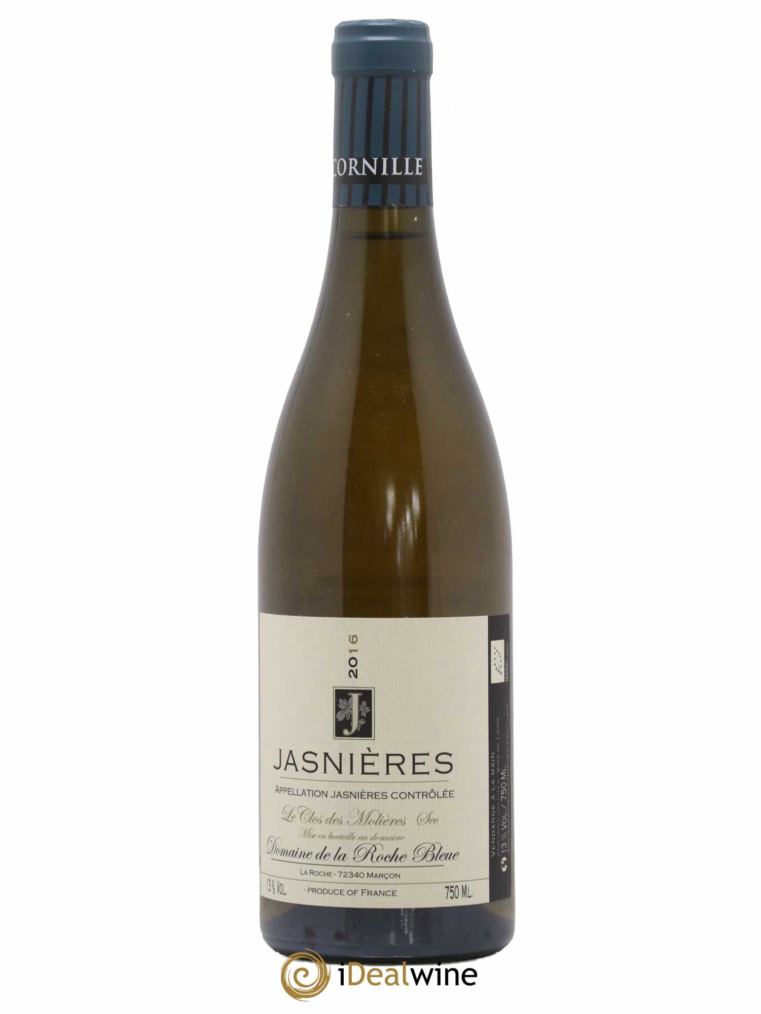 Jasnières Clos des Molières Domaine de la Roche Bleue 2016 - Posten von 1 Flasche - 0