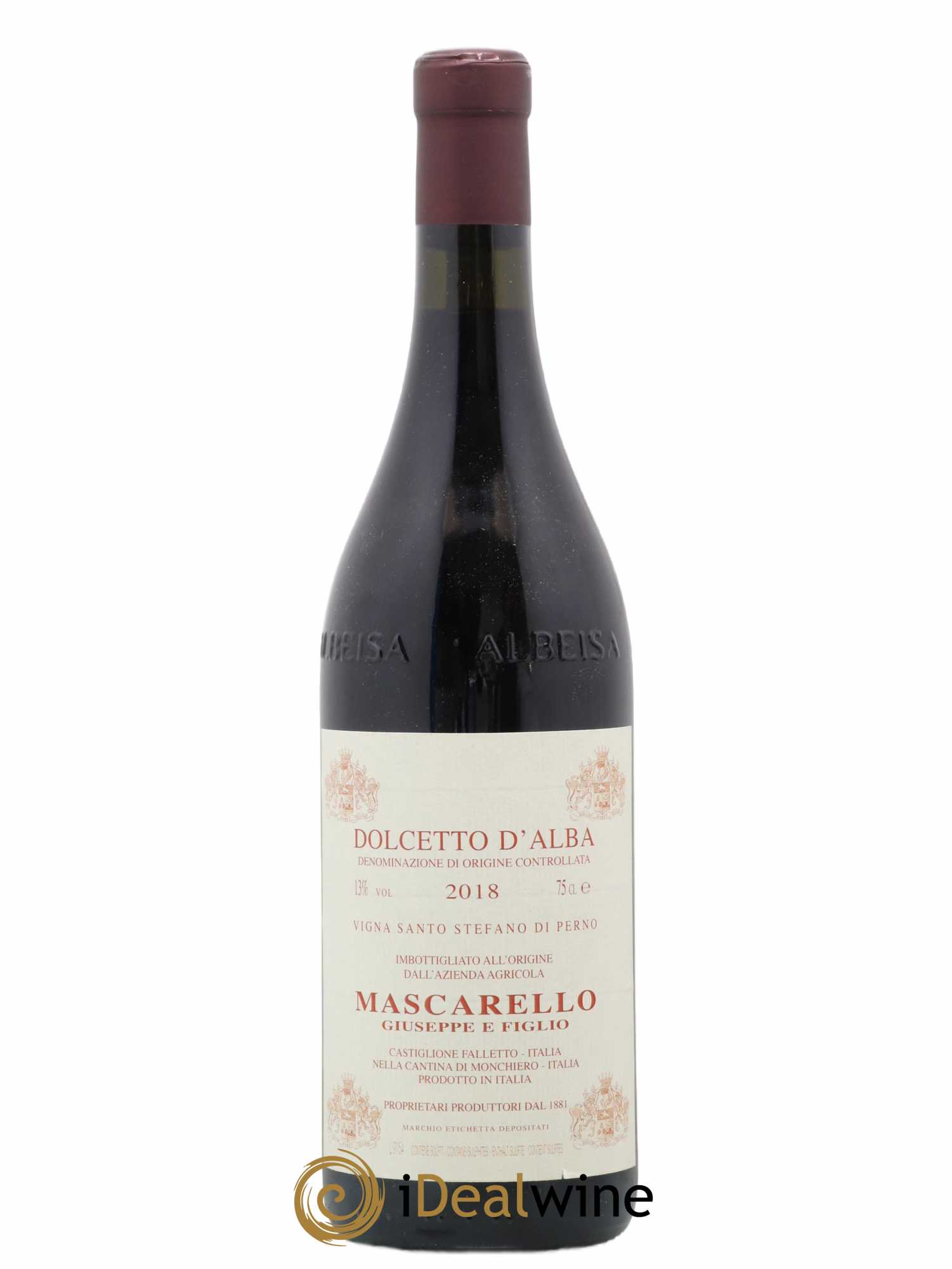 Dolcetto d'Alba Vigna Santo Stefano Di Perno Giuseppe Mascarello 2018 - Lot de 1 bouteille - 0