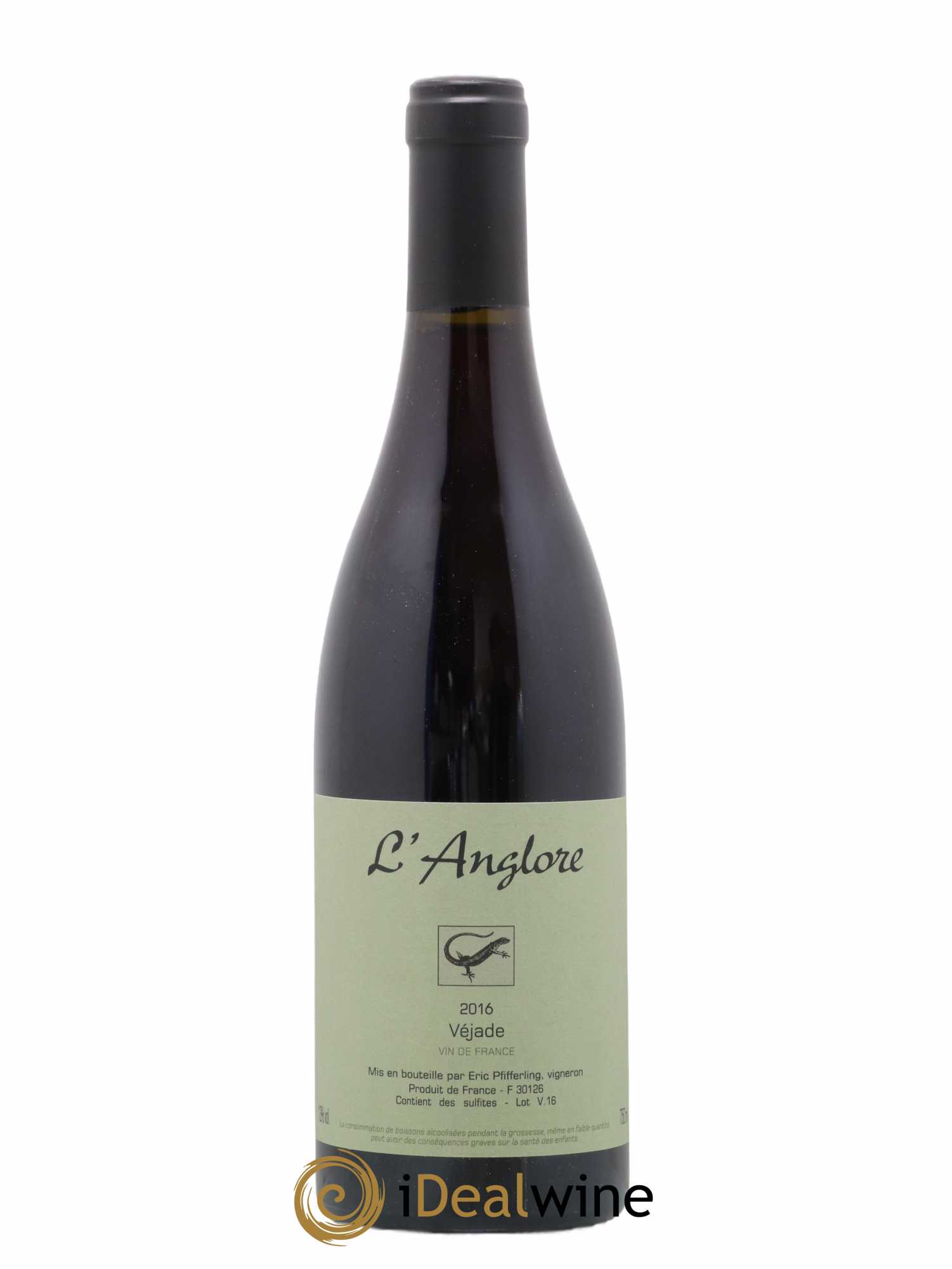 Vin de France Véjade L'Anglore 2016 - Lot de 1 bouteille - 0