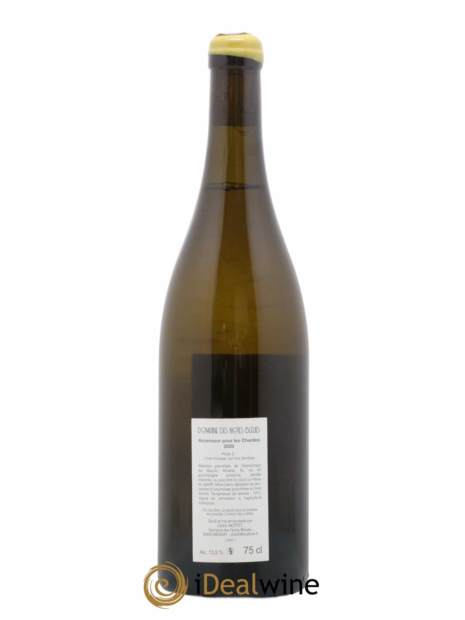 Vin de France Ascenseur Pour Les Chardos Domaine Des Notes Bleues 2020 - Posten von 1 Flasche - 1