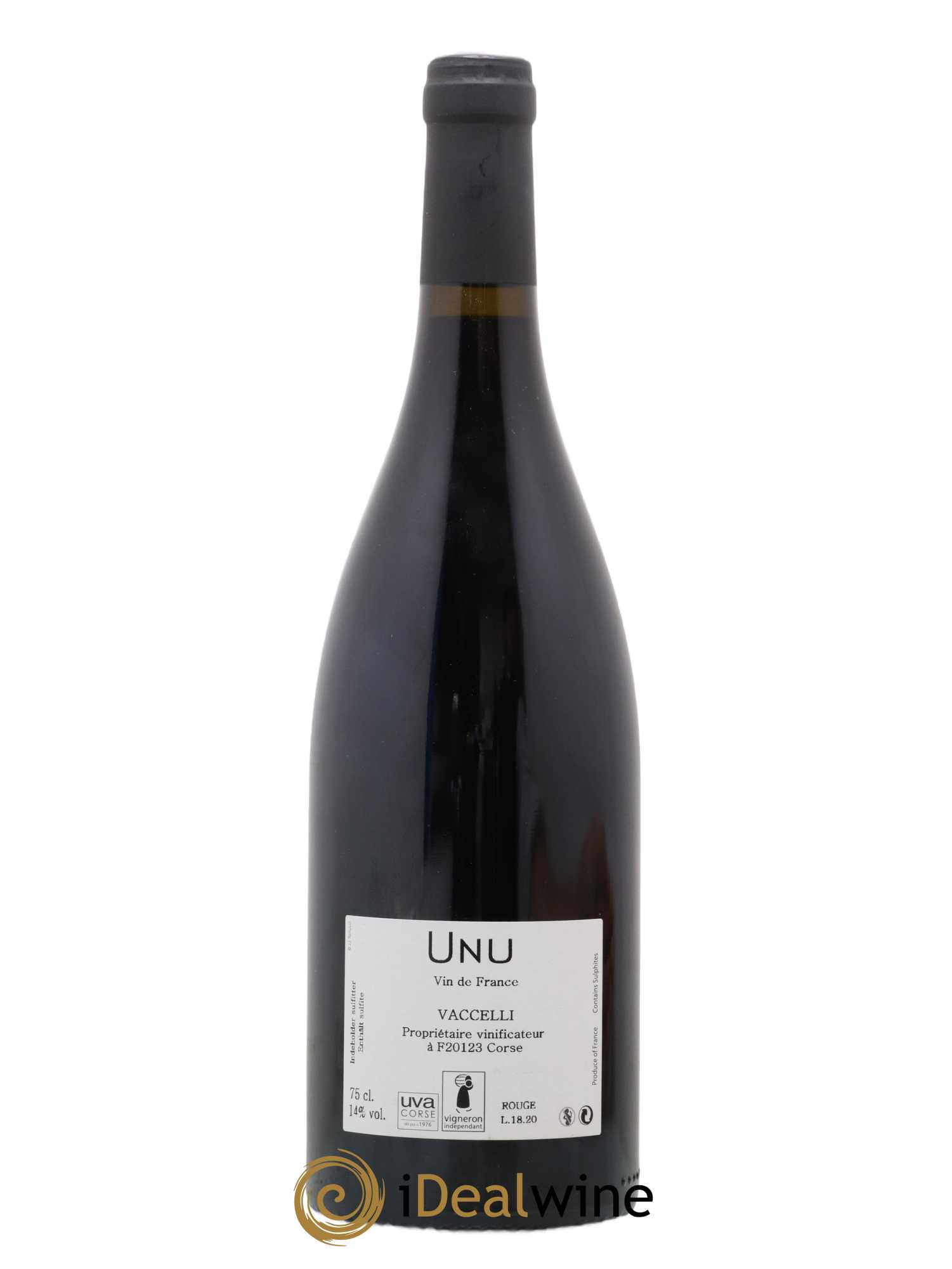 Ajaccio Unu Vaccelli 2020 - Lot de 1 bouteille - 1