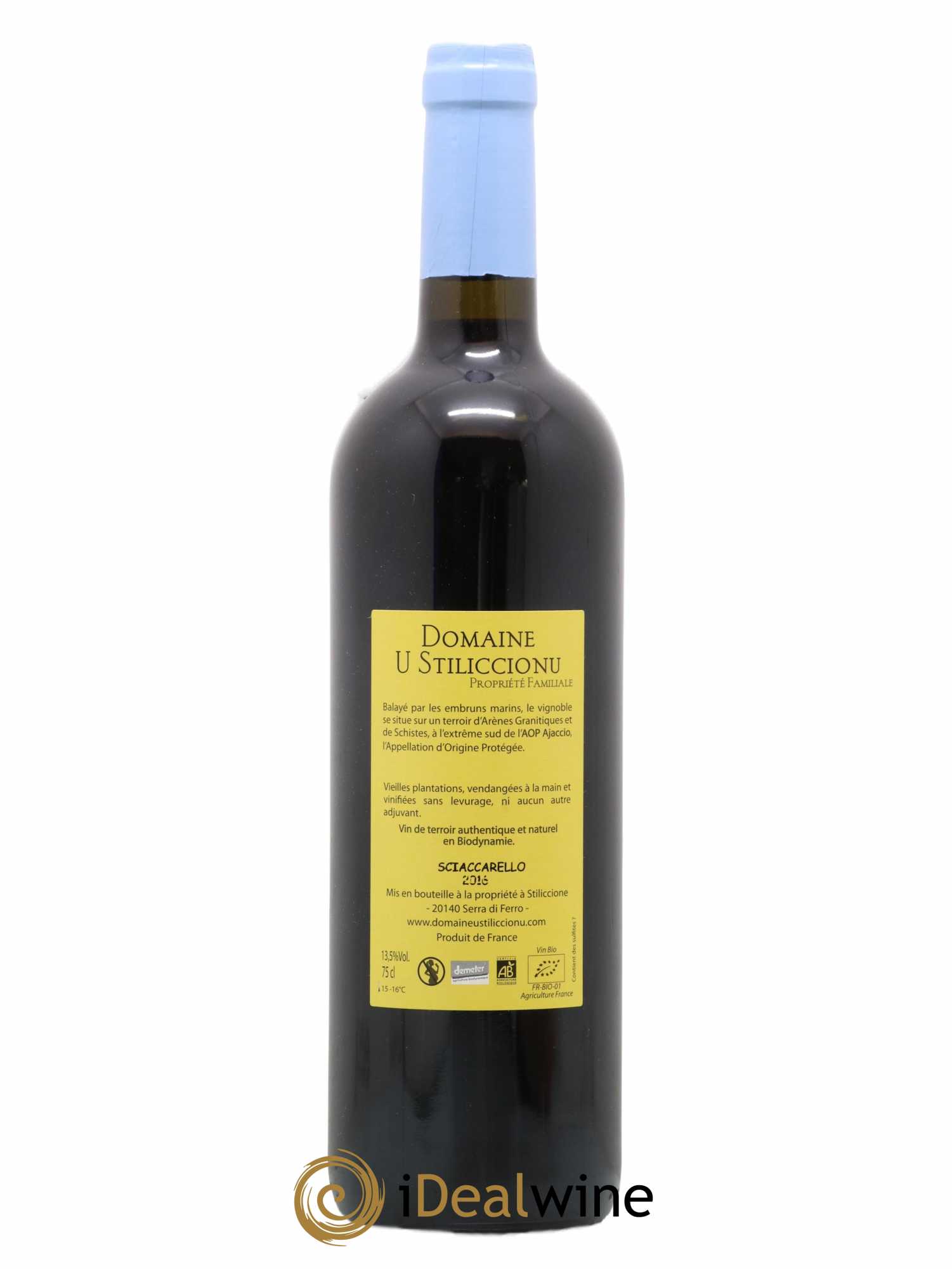 Ajaccio U Stiliccionu Damianu Corse 2016 - Lot de 1 bouteille - 1