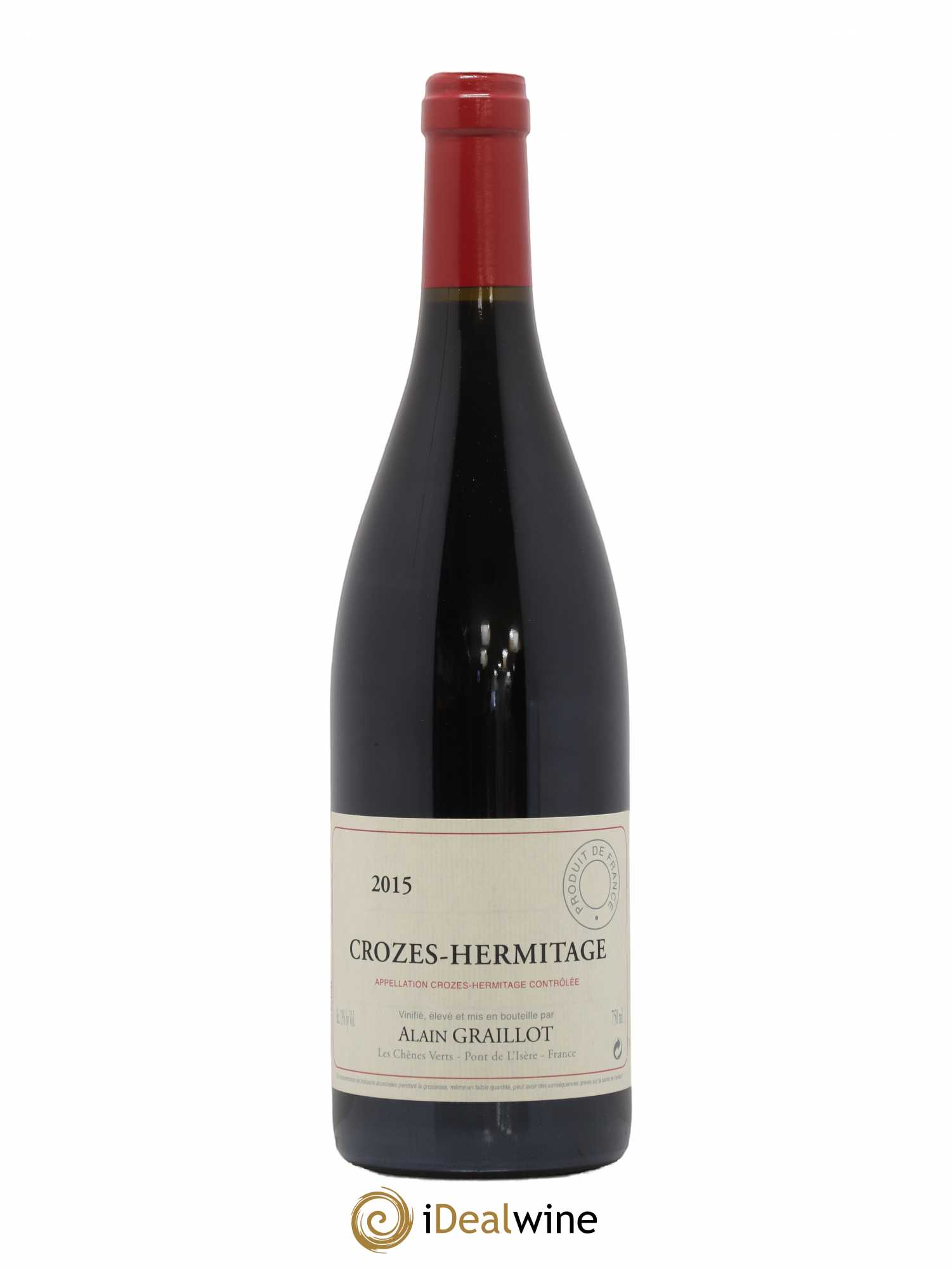 Crozes-Hermitage Domaine Graillot 2015 - Lot de 1 bouteille - 0
