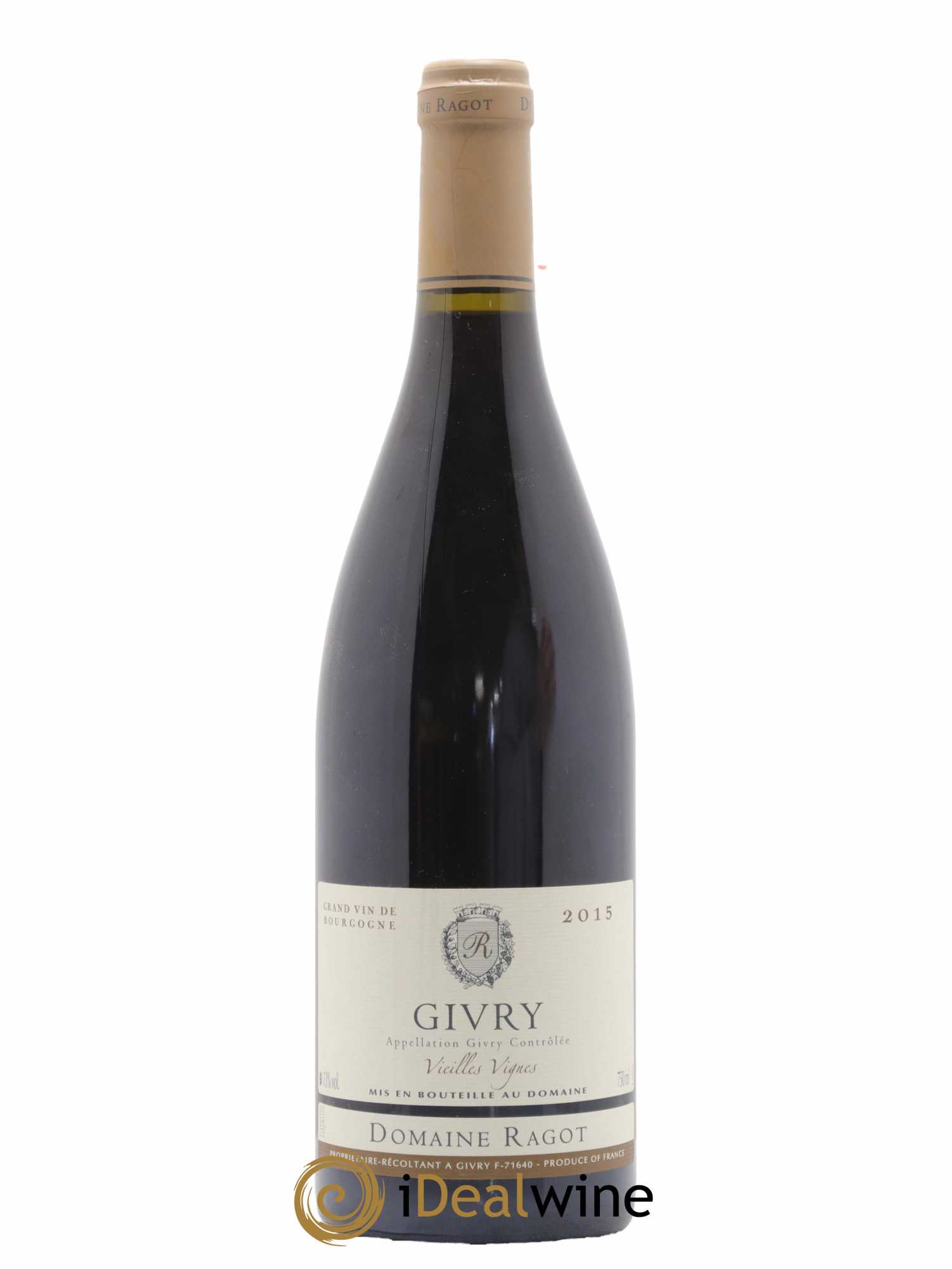 Givry Vieilles vignes Ragot (Domaine) 2015 - Posten von 1 Flasche - 0