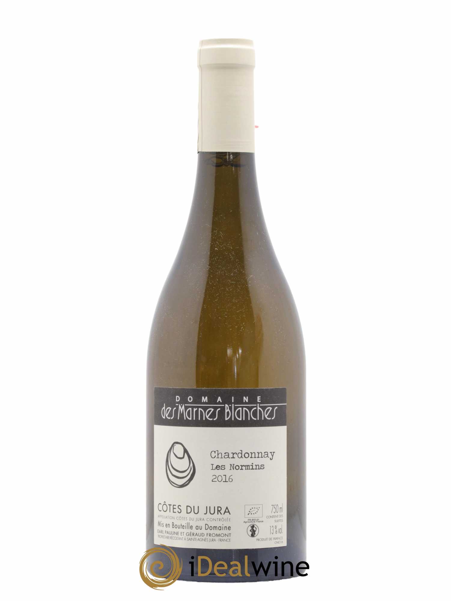 Côtes du Jura Les Normins Chardonnay Marnes Blanches (Domaine des) 2016 - Lot of 1 bottle - 0