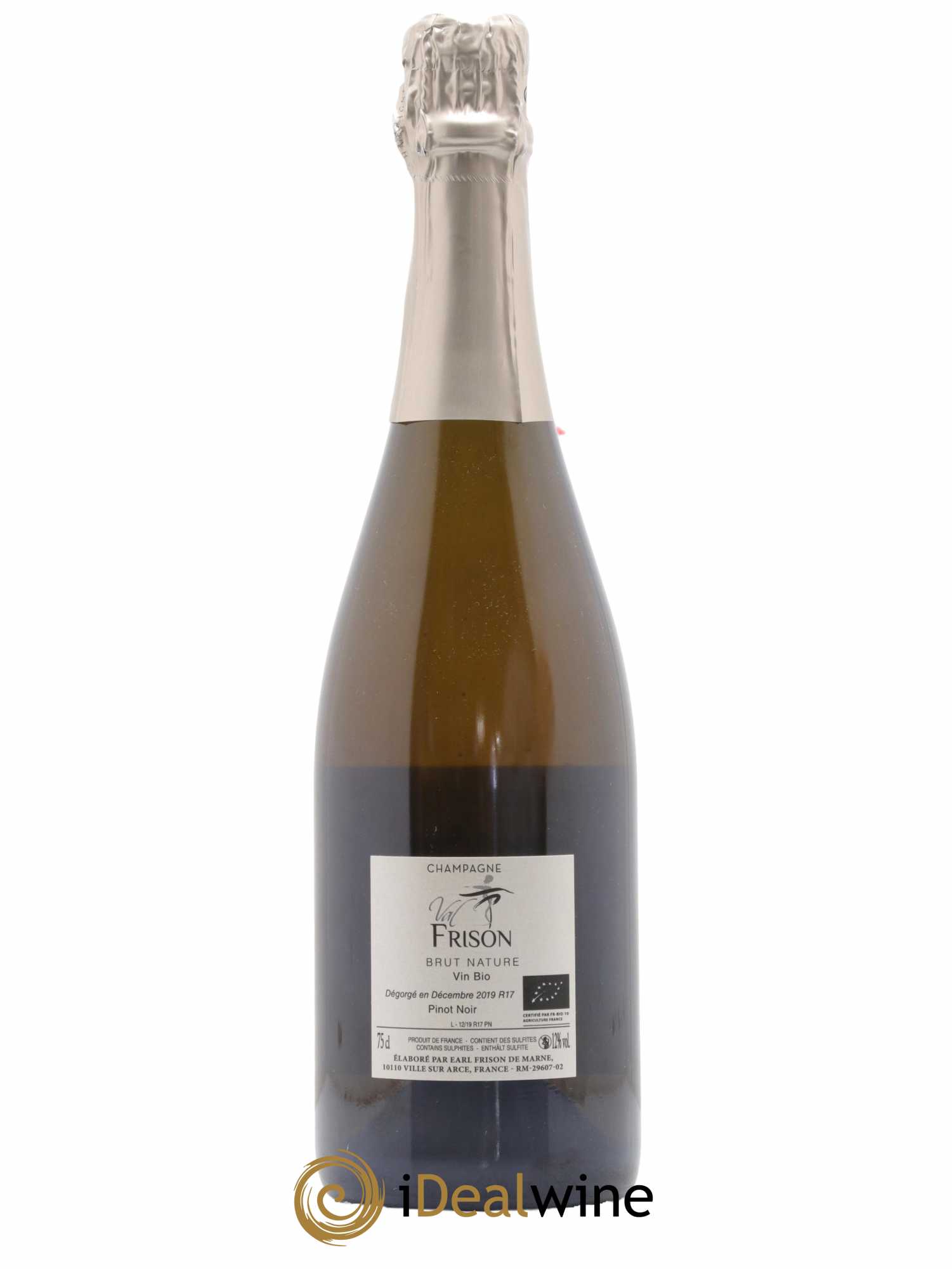 Blanc de Noirs Goustan Brut Nature Val Frison 2017 - Lot de 1 bouteille - 1
